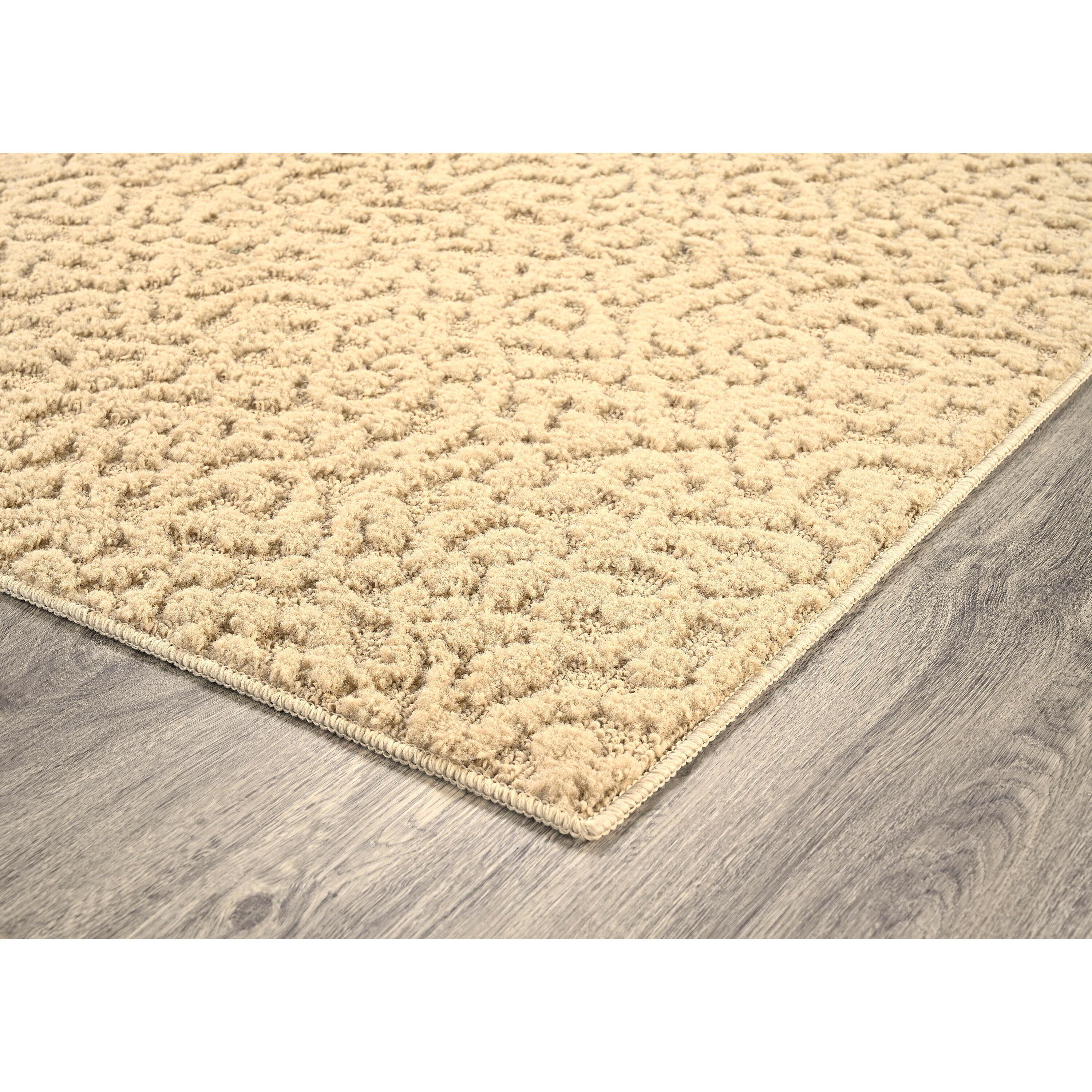 Garland Rug Ivy Polypropylene Indoor Rug Set, 3 Piece Set (5'x7', 3'x4', & 2'x5') Tan