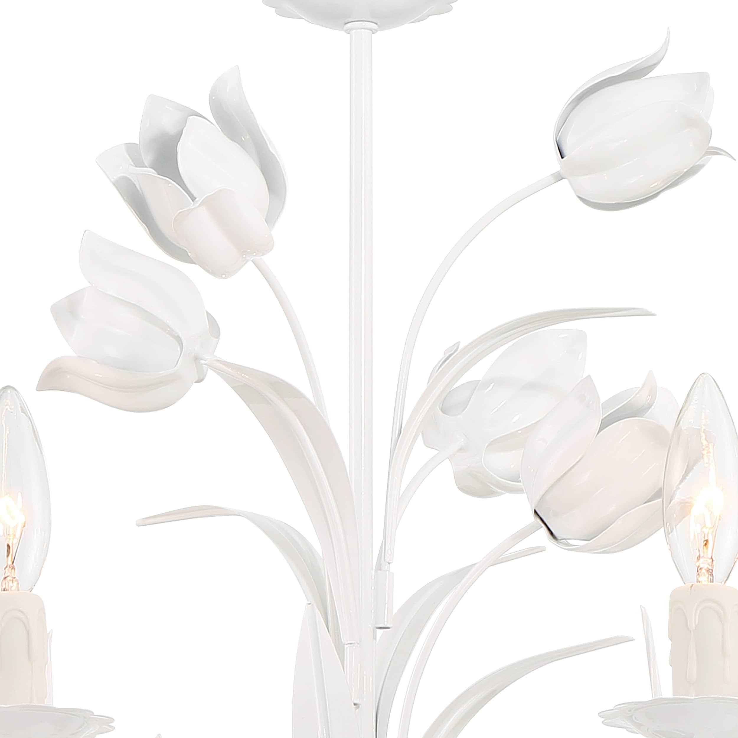 Crystorama Lighting Southport 5 - Light Chandelier in Wet White