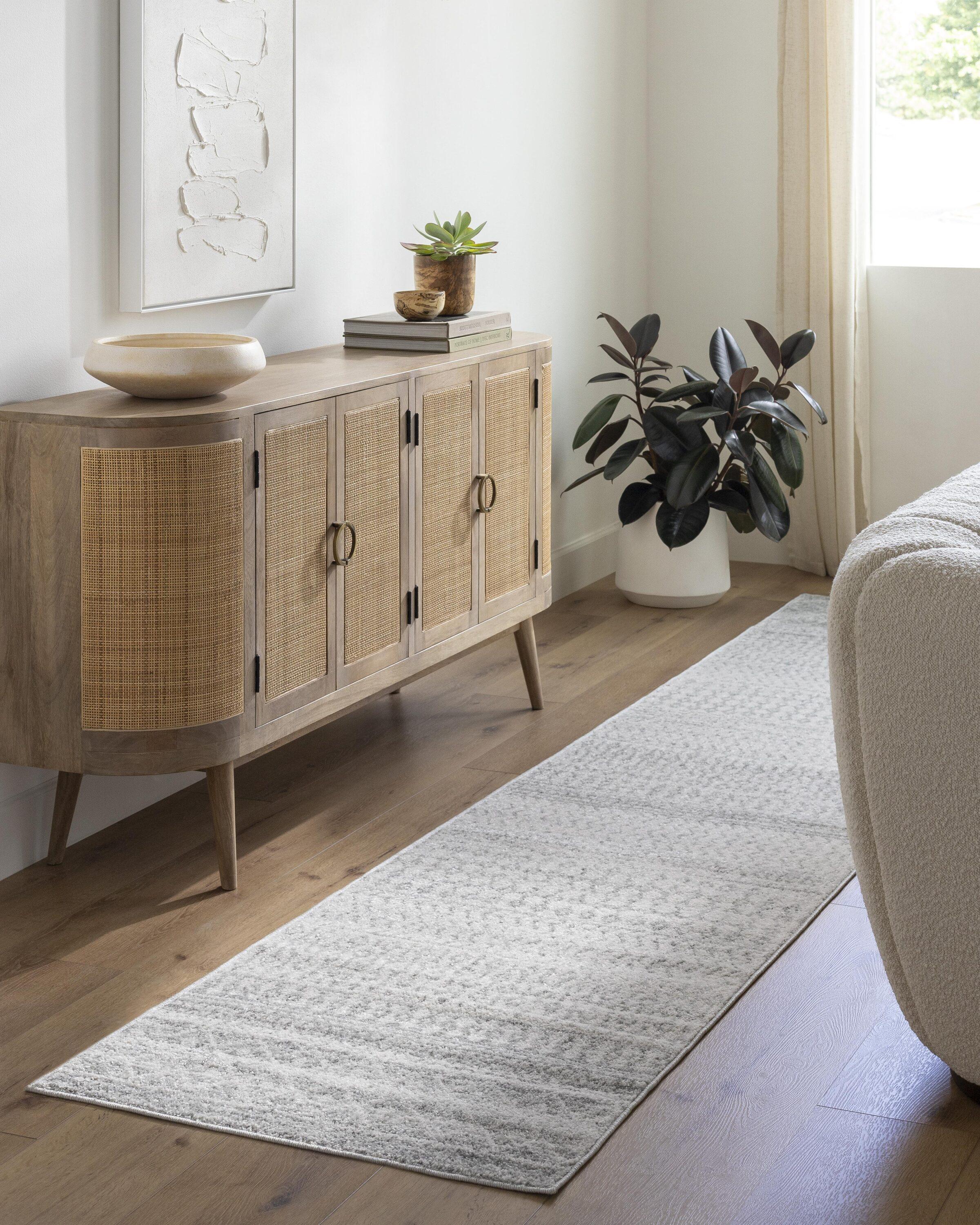 Livabliss 2'7"x12' Sweetgum Global Rug Cream: Traditional Runner, Stain & Fade-Resistant, Medium Pile