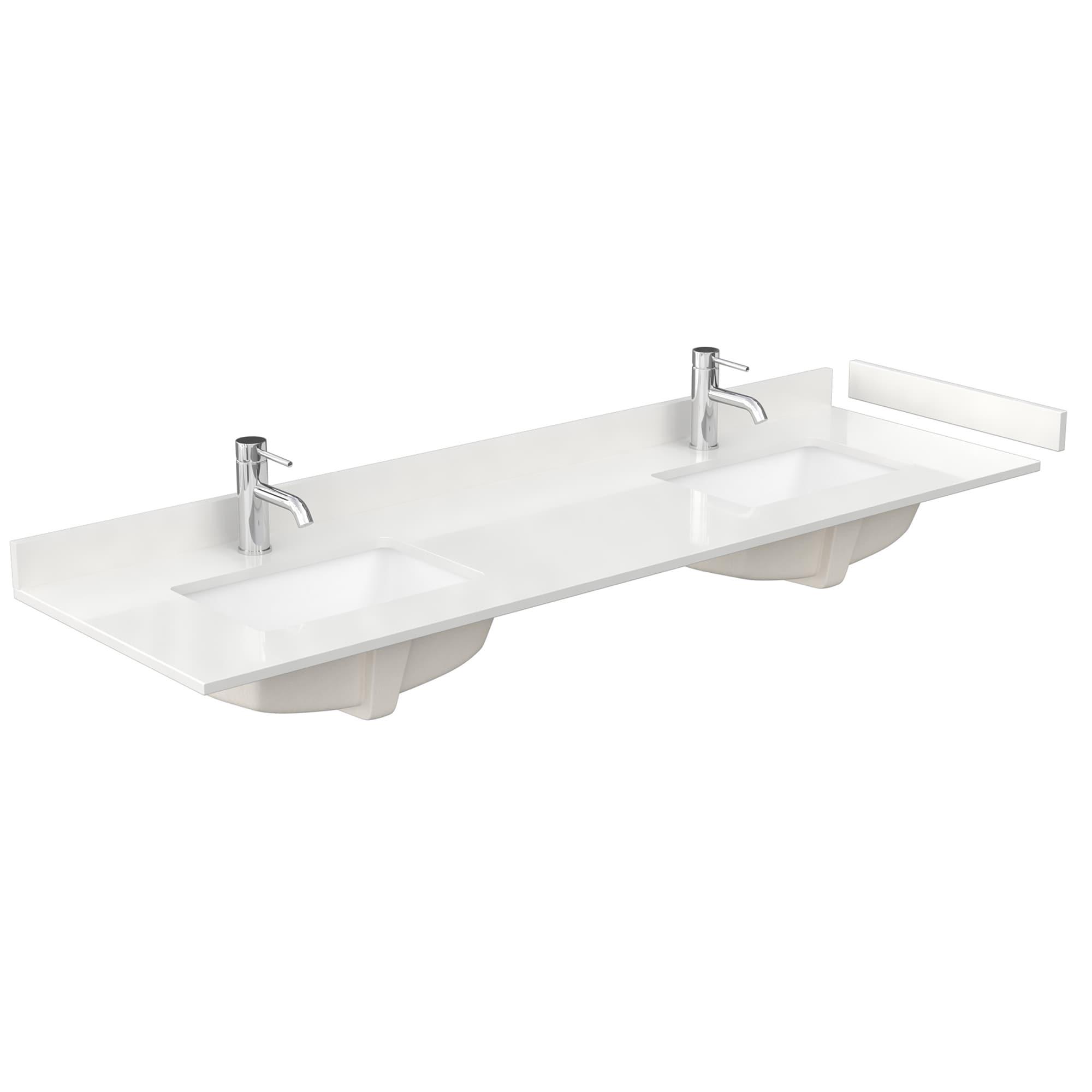 Avery Double Bathroom Vanity with Quartz Top