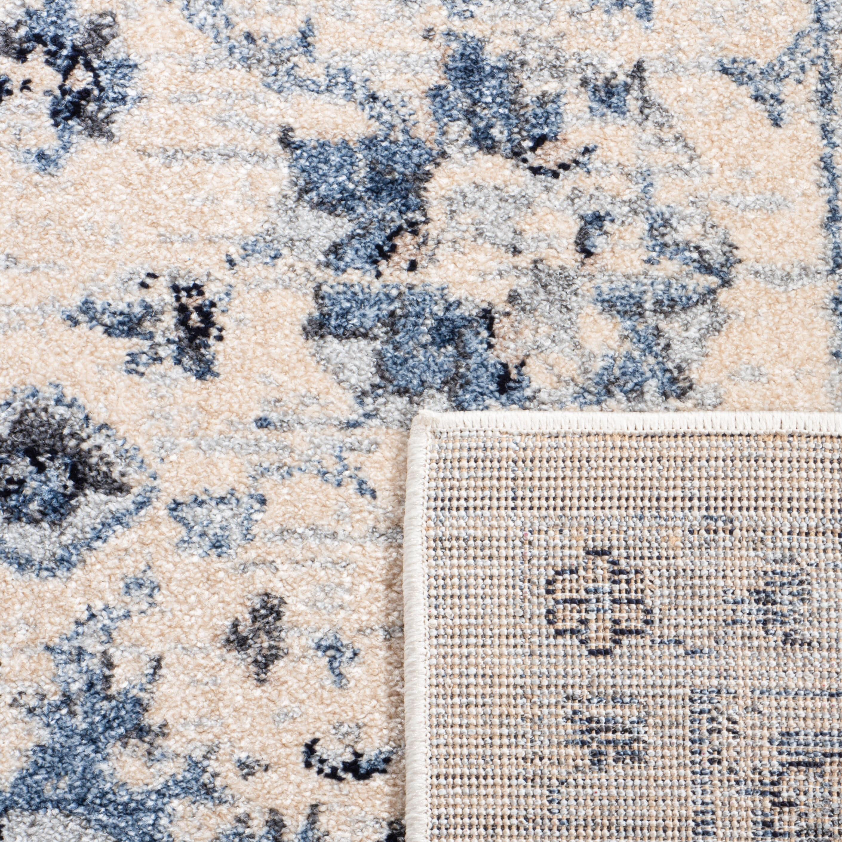 Charleston CHL413 Loomed Indoor Area Rug - Ivory/Blue - 8'x10' - Safavieh