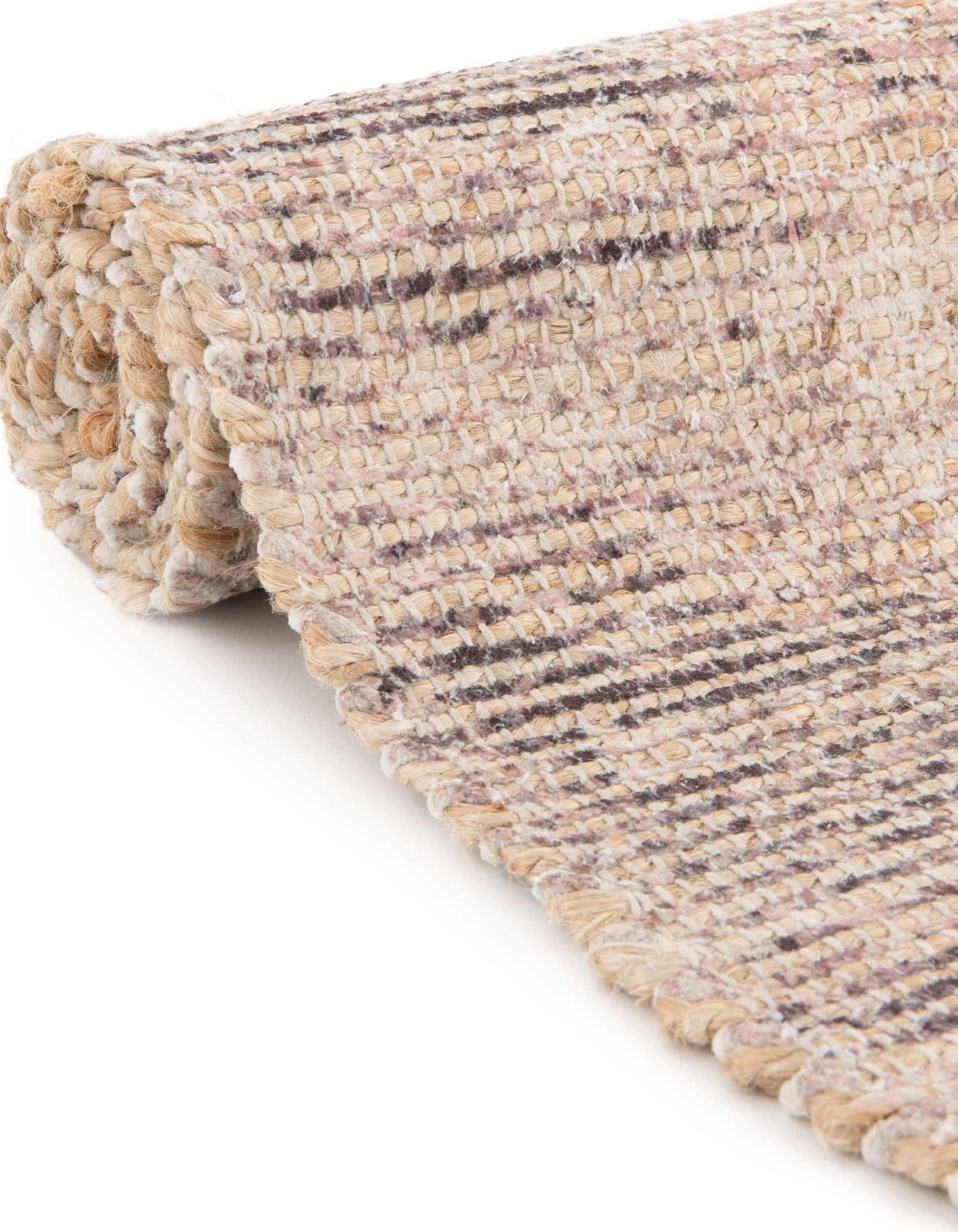 Unique Loom 2' 2 x 6' 1 Chenille Jute  Runner Rug