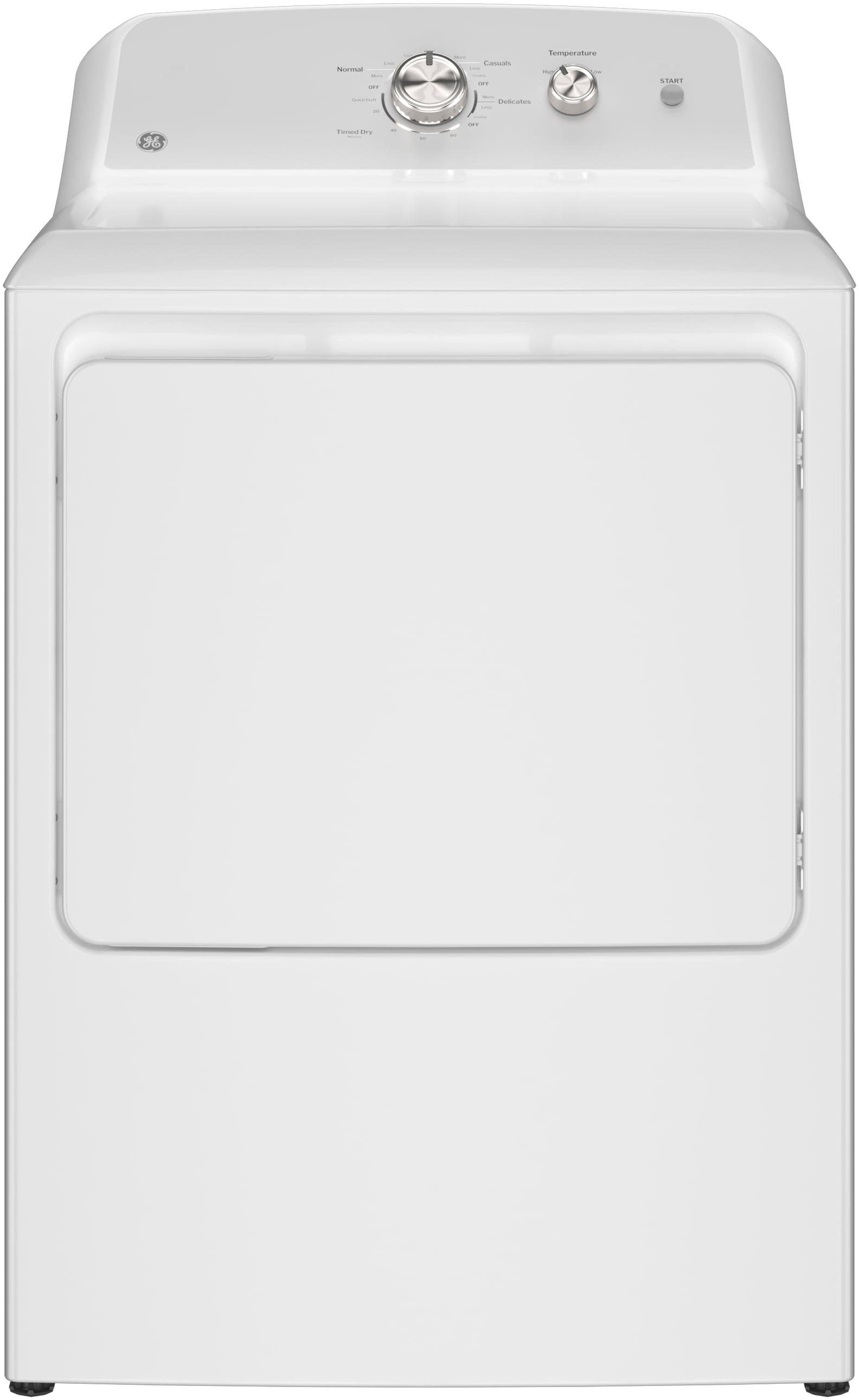 GE 7.2 Cu Ft Capacity Electric Dryer With Up To 120 Ft Venting​ And Reversible Door​