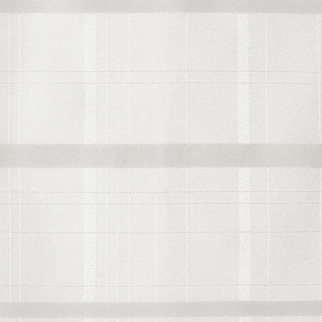 Elegance Plaid Stain & Water Resistant Tablecloth - 60" x 120" Rectangle - White - Elrene Home Fashions