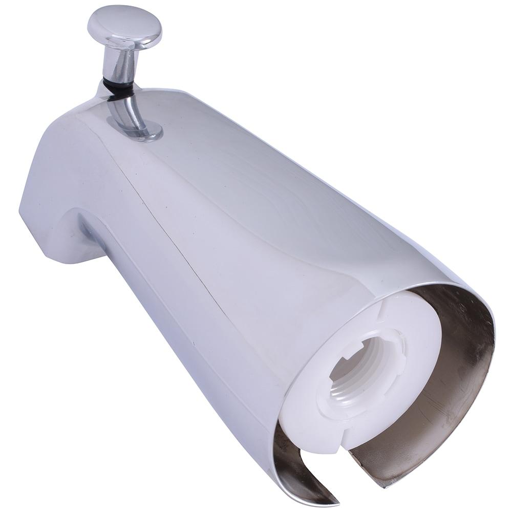 EZ-FLO 15084 Adjustable Diverter Spout Faucets, 5-3/8 inch Length, Chrome