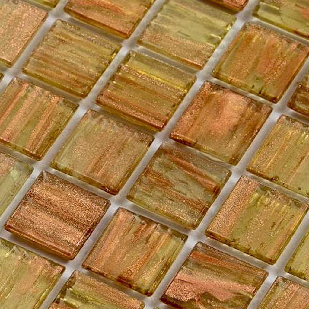 Celestial 0.8" x 0.8" Glass Grid Mosaic Wall & Floor Tile