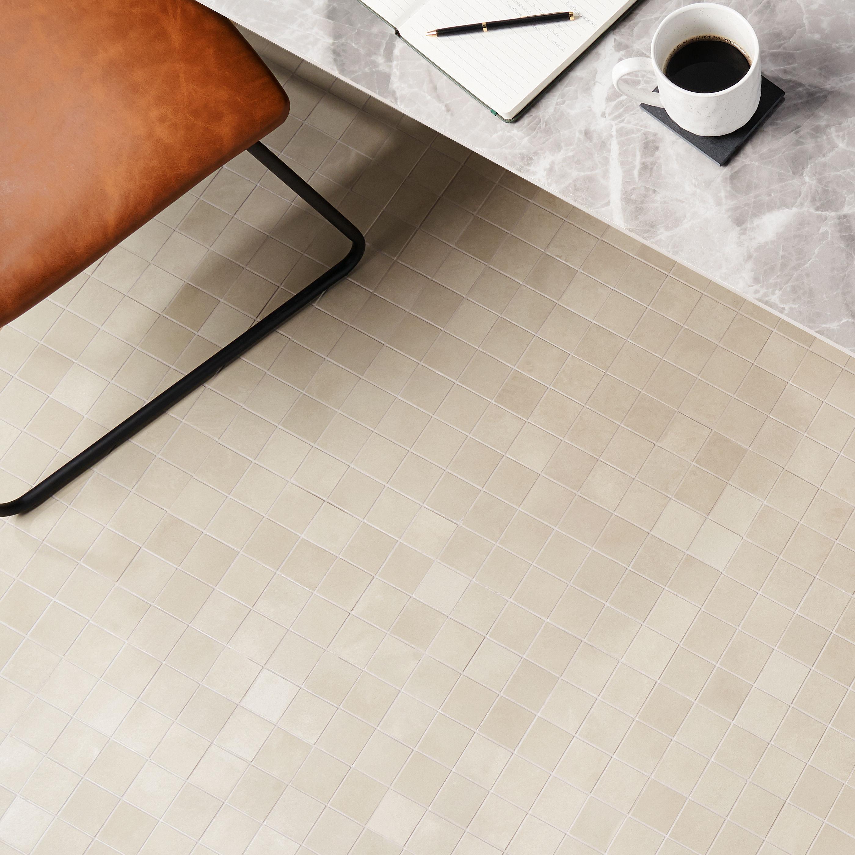Ryx 11.81 in. x 11.81 in. Matte Porcelain Floor and Wall Mosaic Tile (0.96 Sq. Ft. / Each)