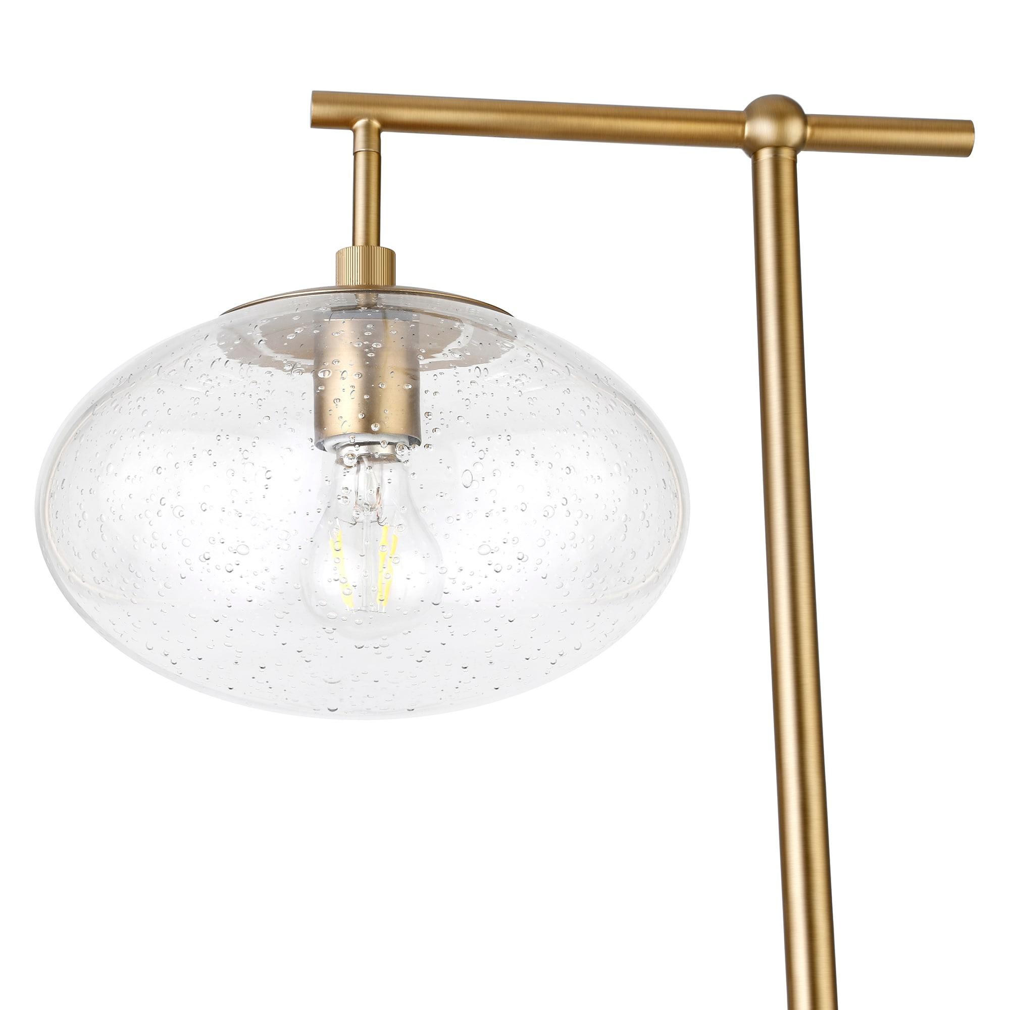 Evelyn&Zoe 68" Gold Floor Lamp