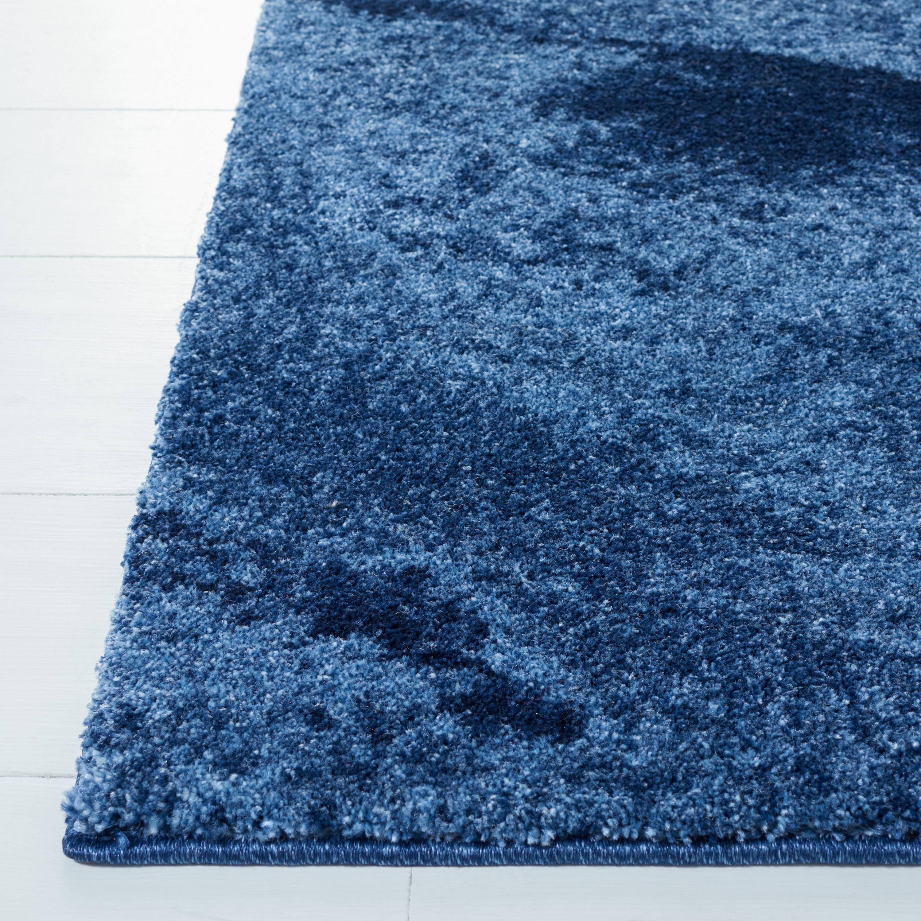 Retro RET2891 Power Loomed Indoor Area Rug - Light Blue/Blue - 8'x8' - Safavieh.