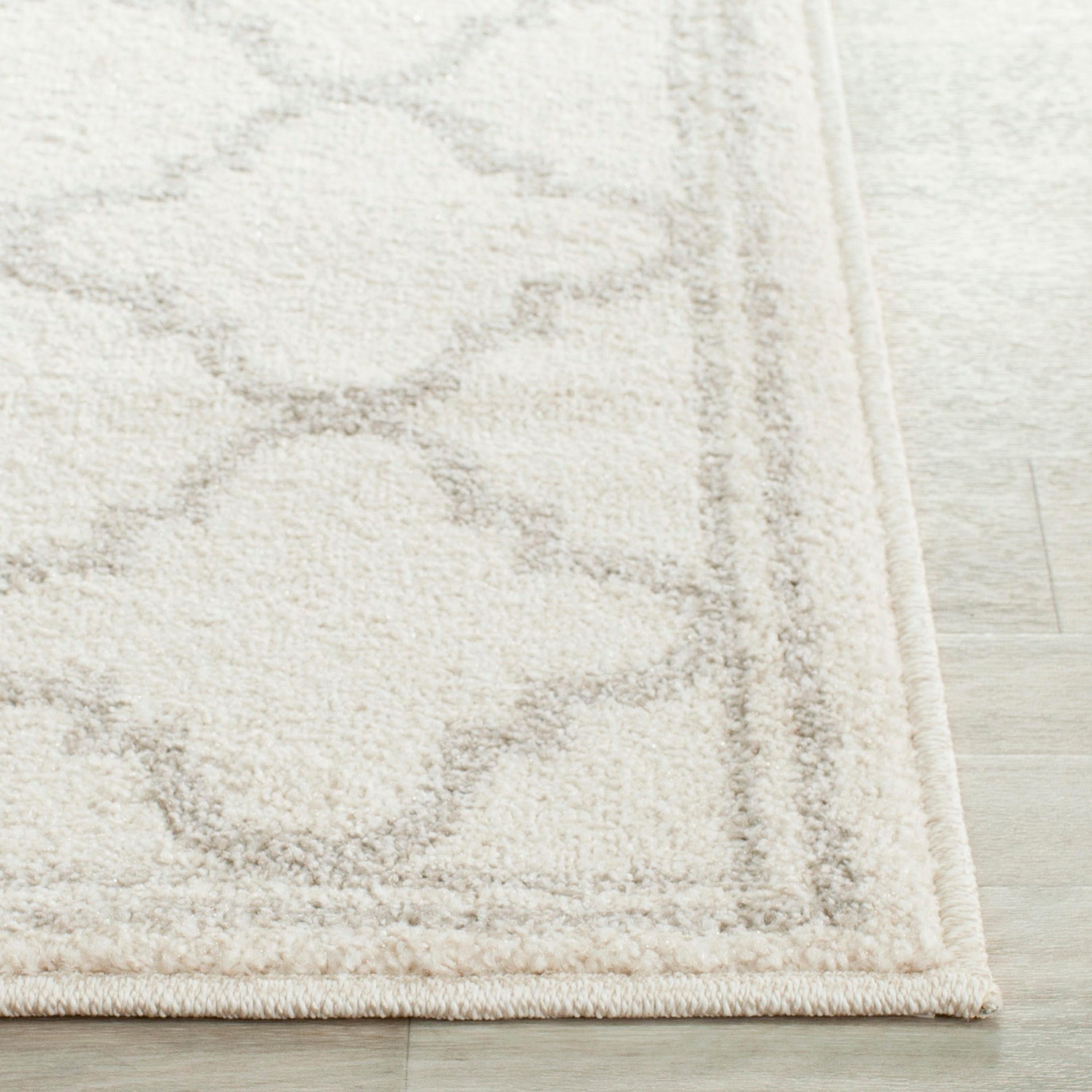 Amherst AMT422 Power Loomed Indoor Runner Rug - Beige/Light Grey - 2'3"x11' - Safavieh