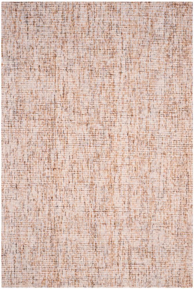 Abstract ABT468 Handmade Indoor Area Rug - Beige/Rust - 5'x8' - Safavieh