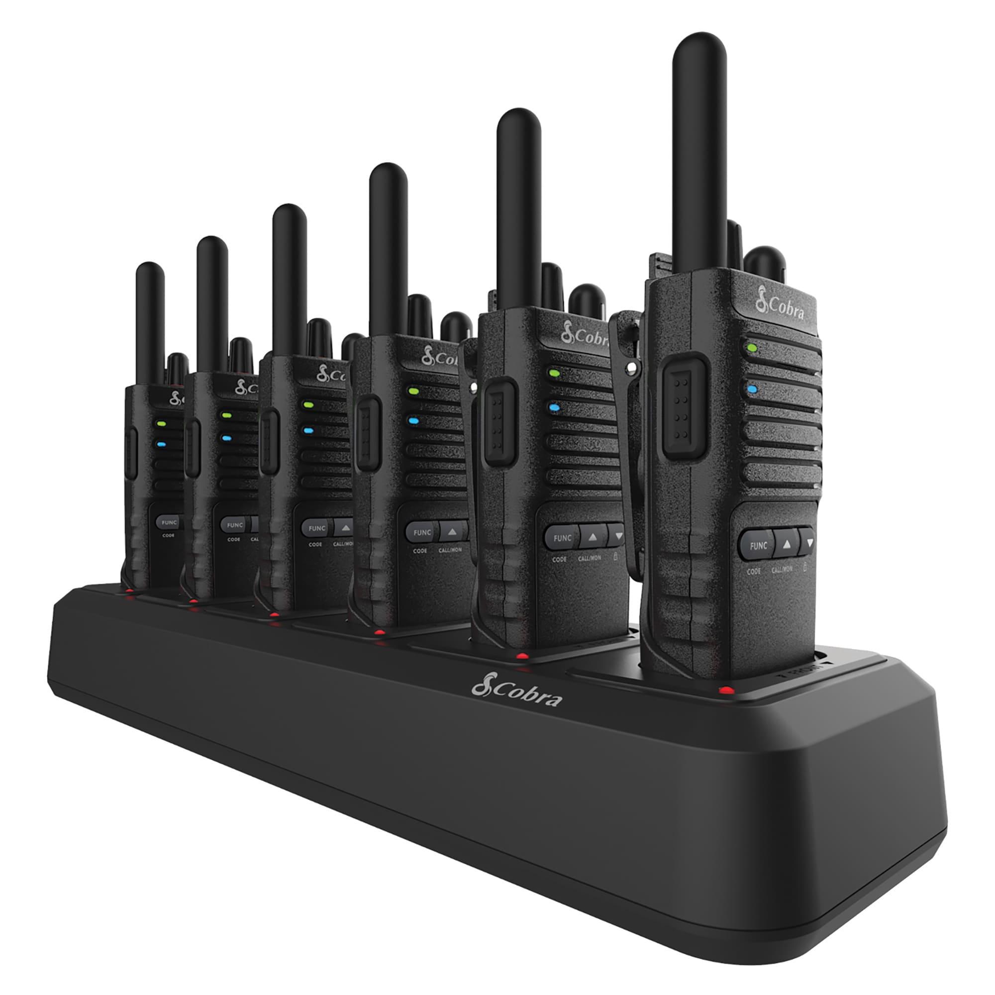 Cobra PX650 Pro Business 42-Mile-Range 2-Way Radios (6 Pack) in Black