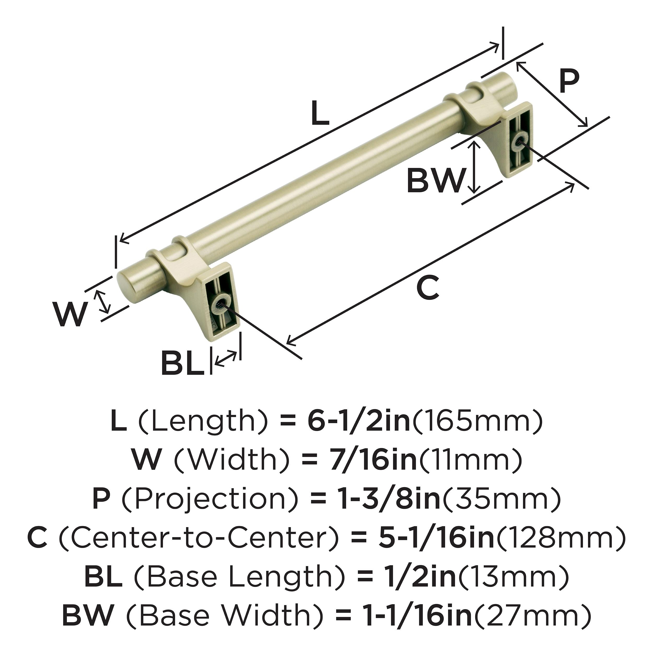 Davenport 5 1/16" Center to Center Bar Pull