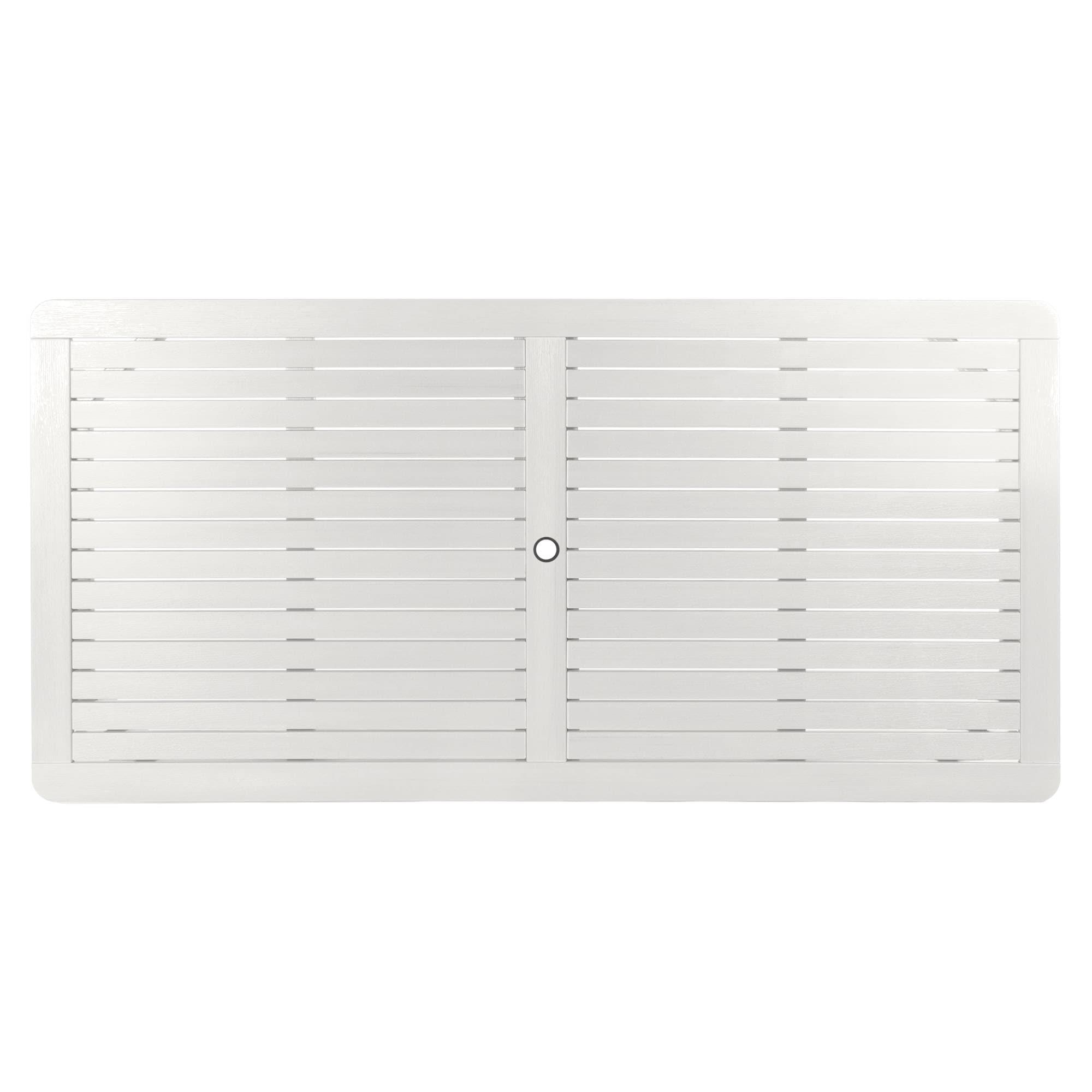 Highwood 7-pc Weatherly Dining Set - 42" x 84" Rectangle Table, Counter Height, Outdoor, Eco-friendly, Synthetic Wood