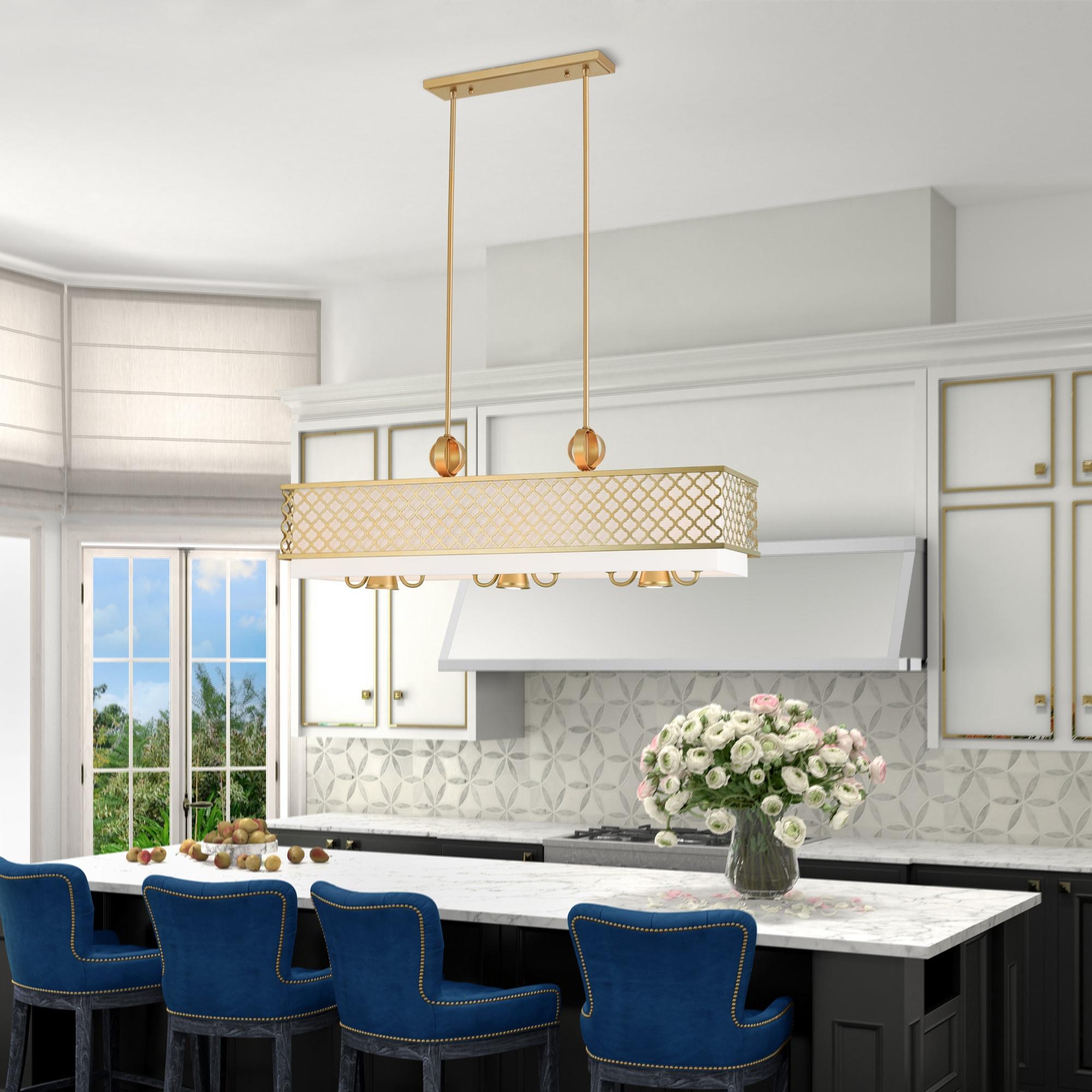 9 - Light Square / Rectangle Chandelier