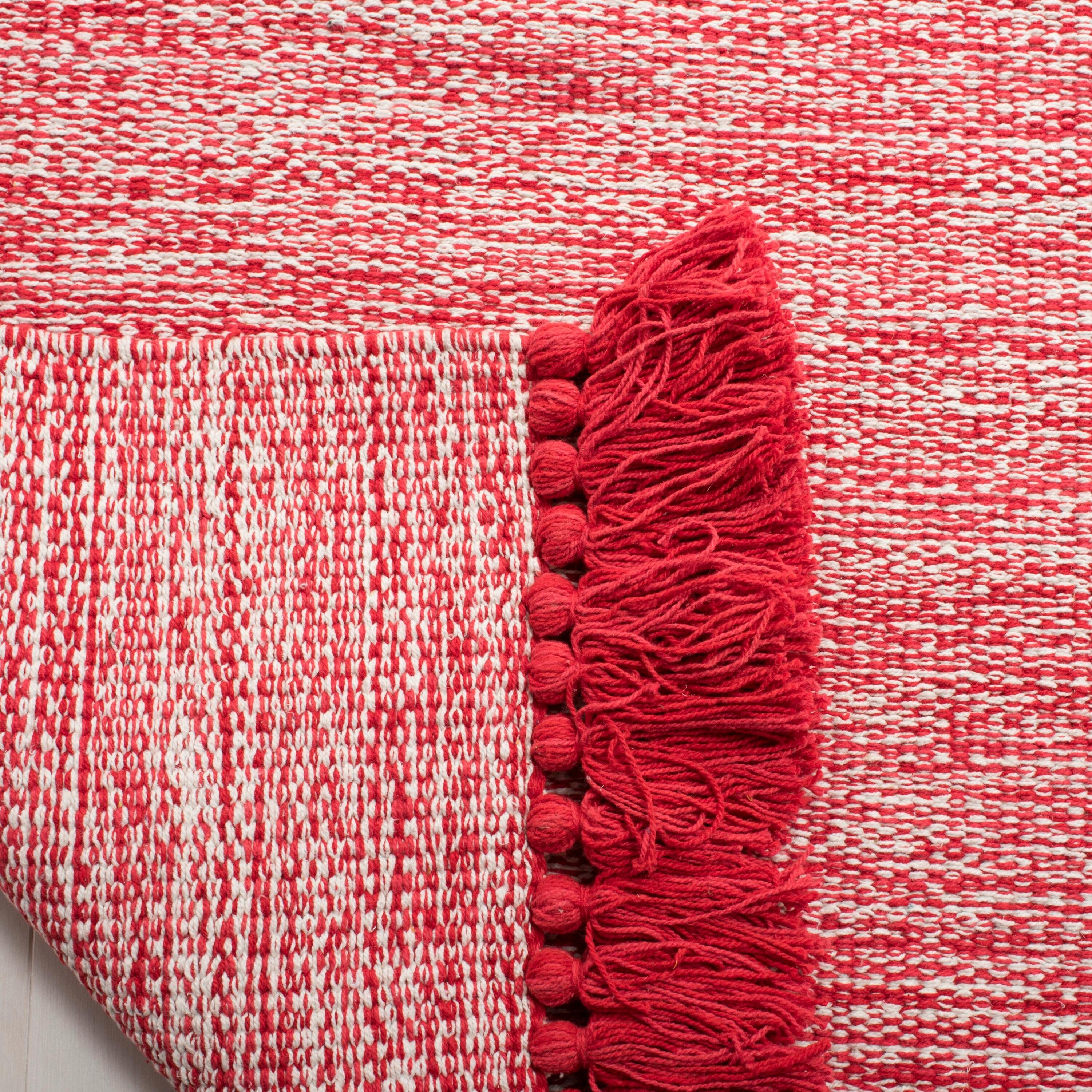 Montauk MTK610 Hand Woven Indoor Area Rug - Red - 5'x8' - Safavieh