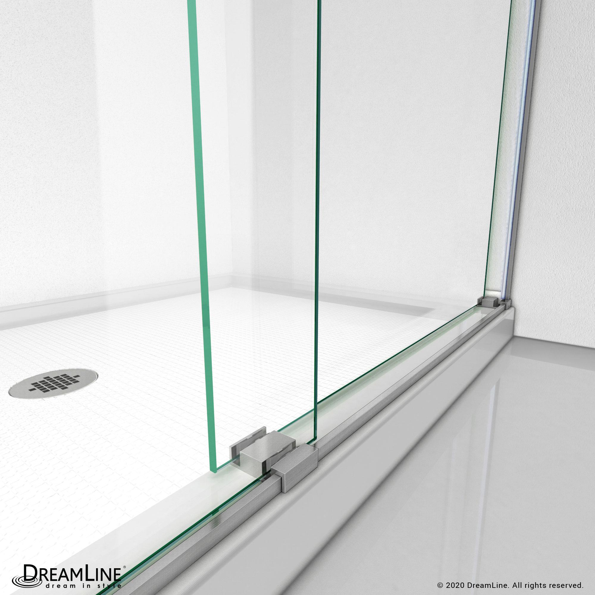 Essence 44" W x 76" H Frameless with ClearMax Technology Shower Door