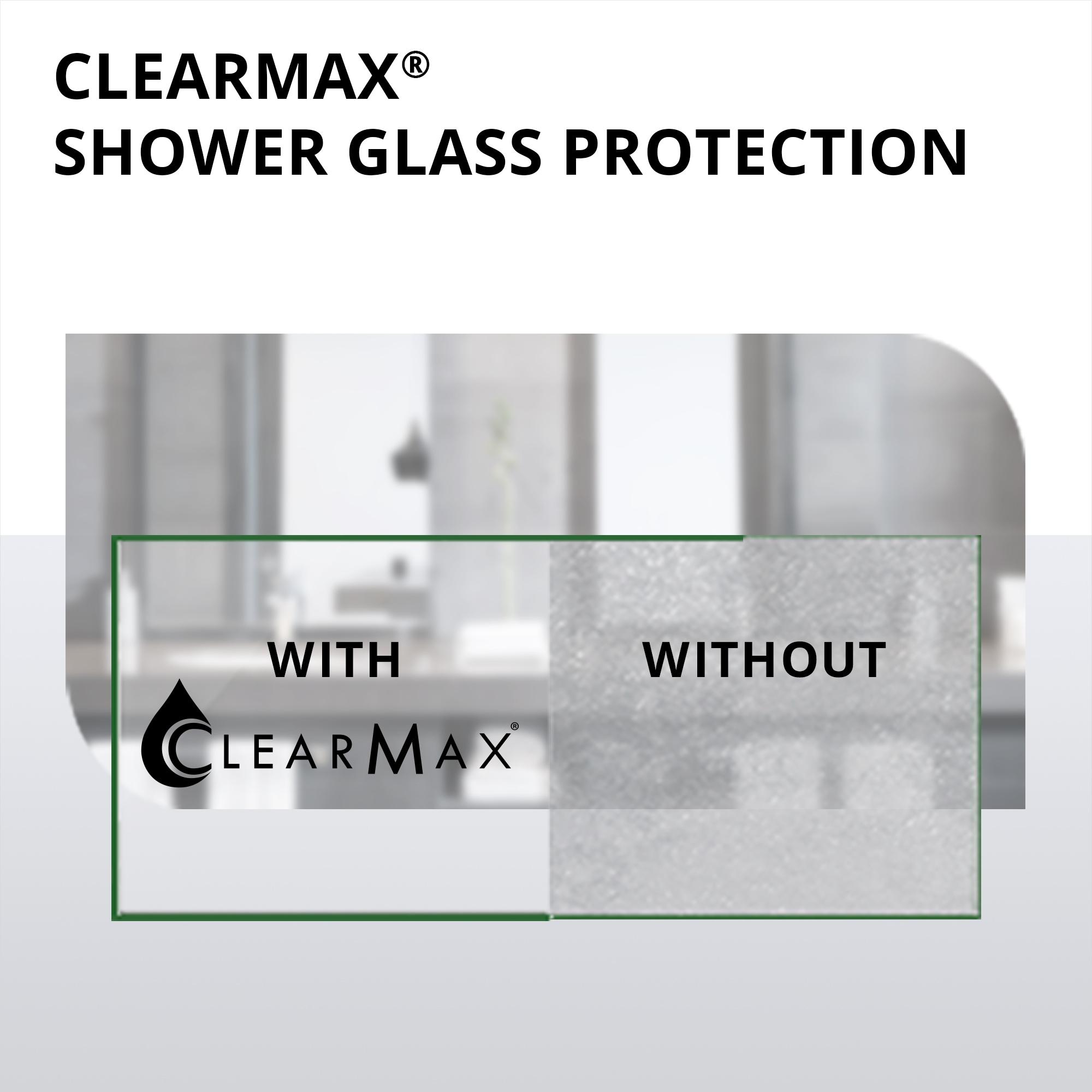 Sapphire 56" W x 76" H Frameless Shower Door