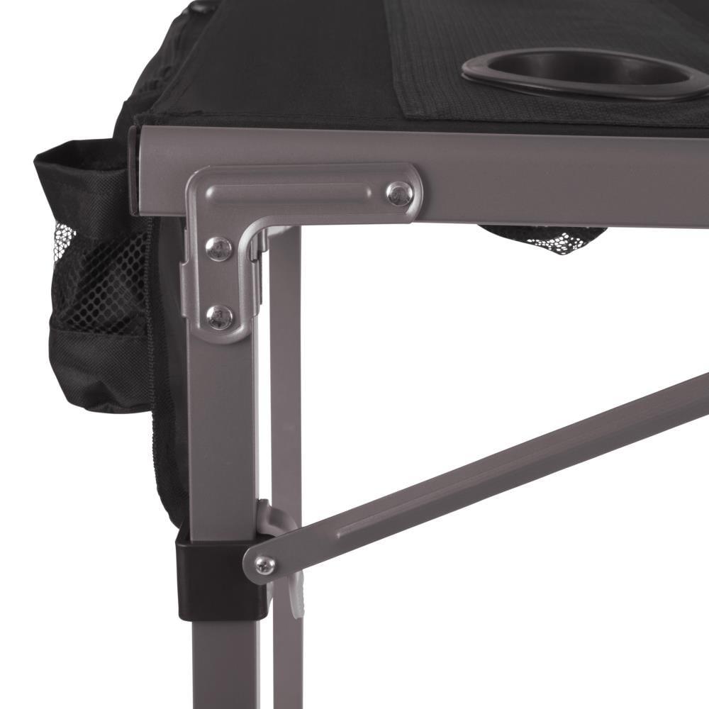 Picnic Time Canvas Travel Table - Black