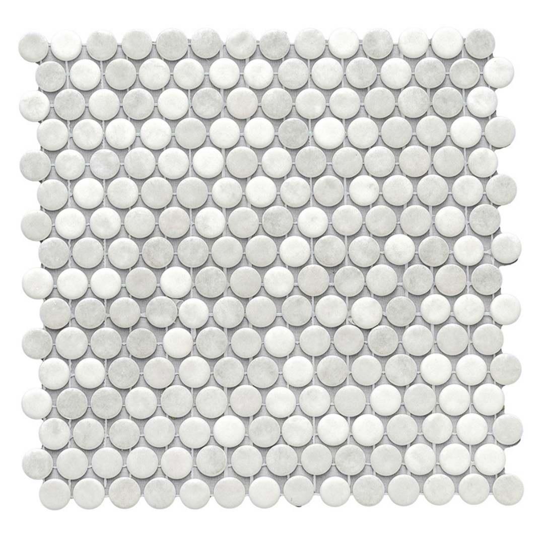 Eterna Penny 12"x12" Recycled Glass Mosaic Tile