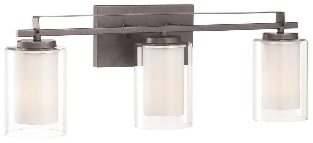 Minka Lavery Minka Parsons Studio 24" Wide Smoked Iron Bath Light