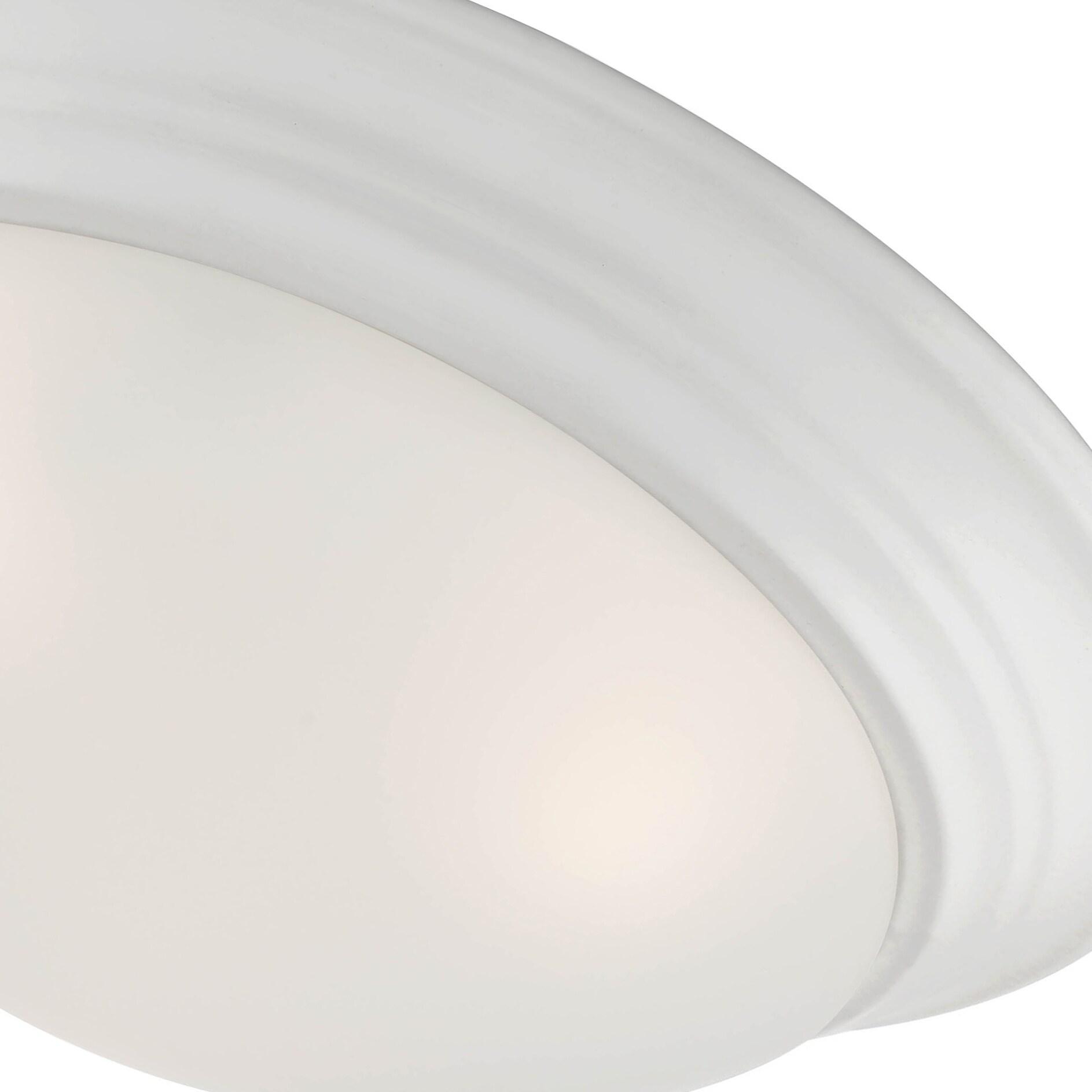 Designers Fountain Tap 2 Light Matte White Flush Mount Ceiling Light, 1360M-MW