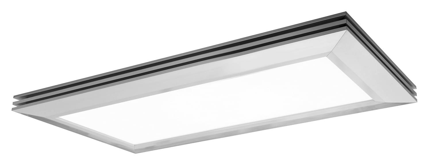 Sloane 27" Satin Nickel Square LED Flush Mount Light