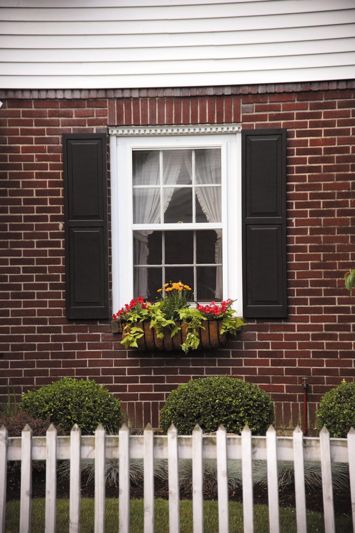 LTL Home Products Pinecroft Raised Panel Wood Exterior Shutters (Set of 2)