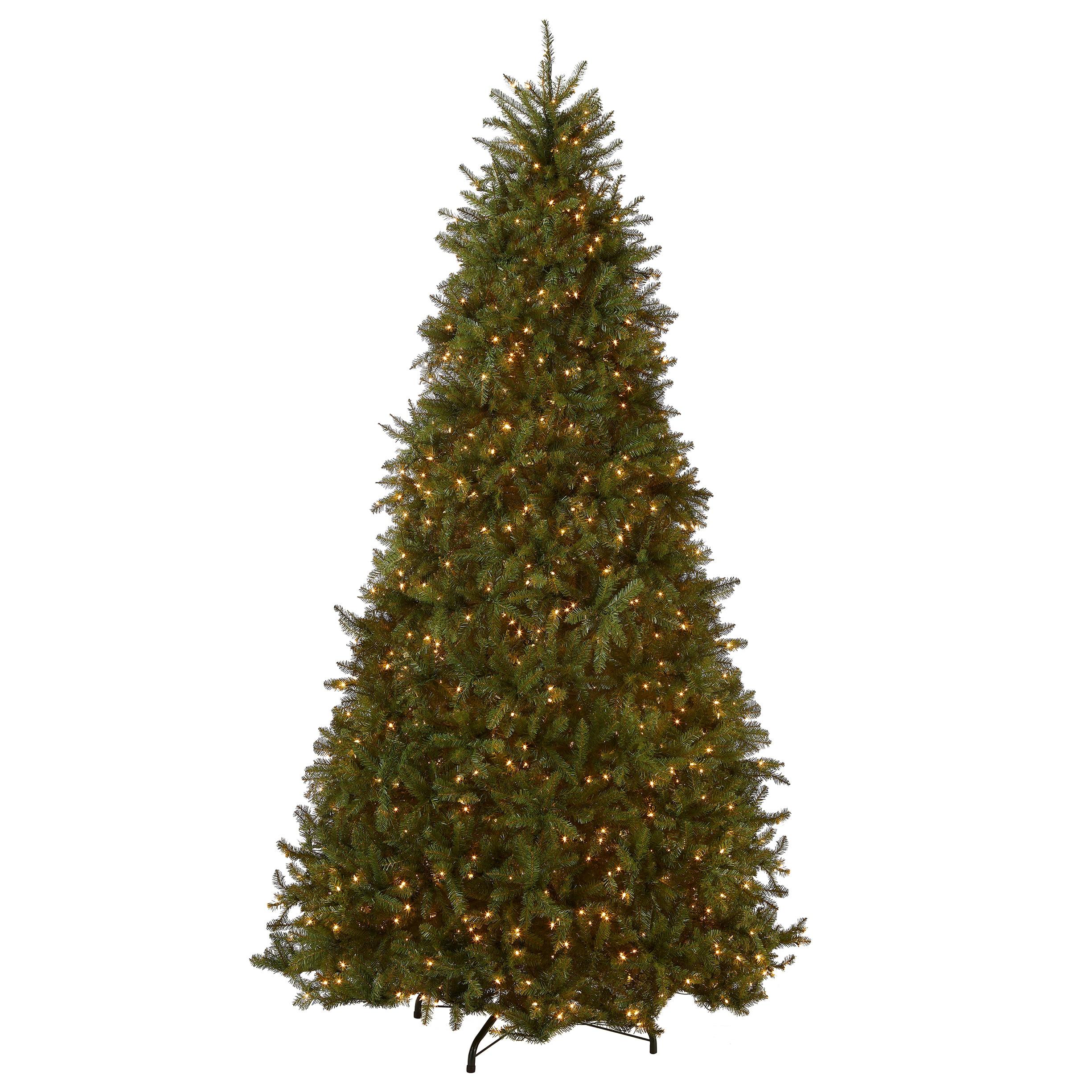 National Tree Company Pre-Lit Artificial Christmas Tree, Green, Clear Lights, Includes Stand, 10 Feet