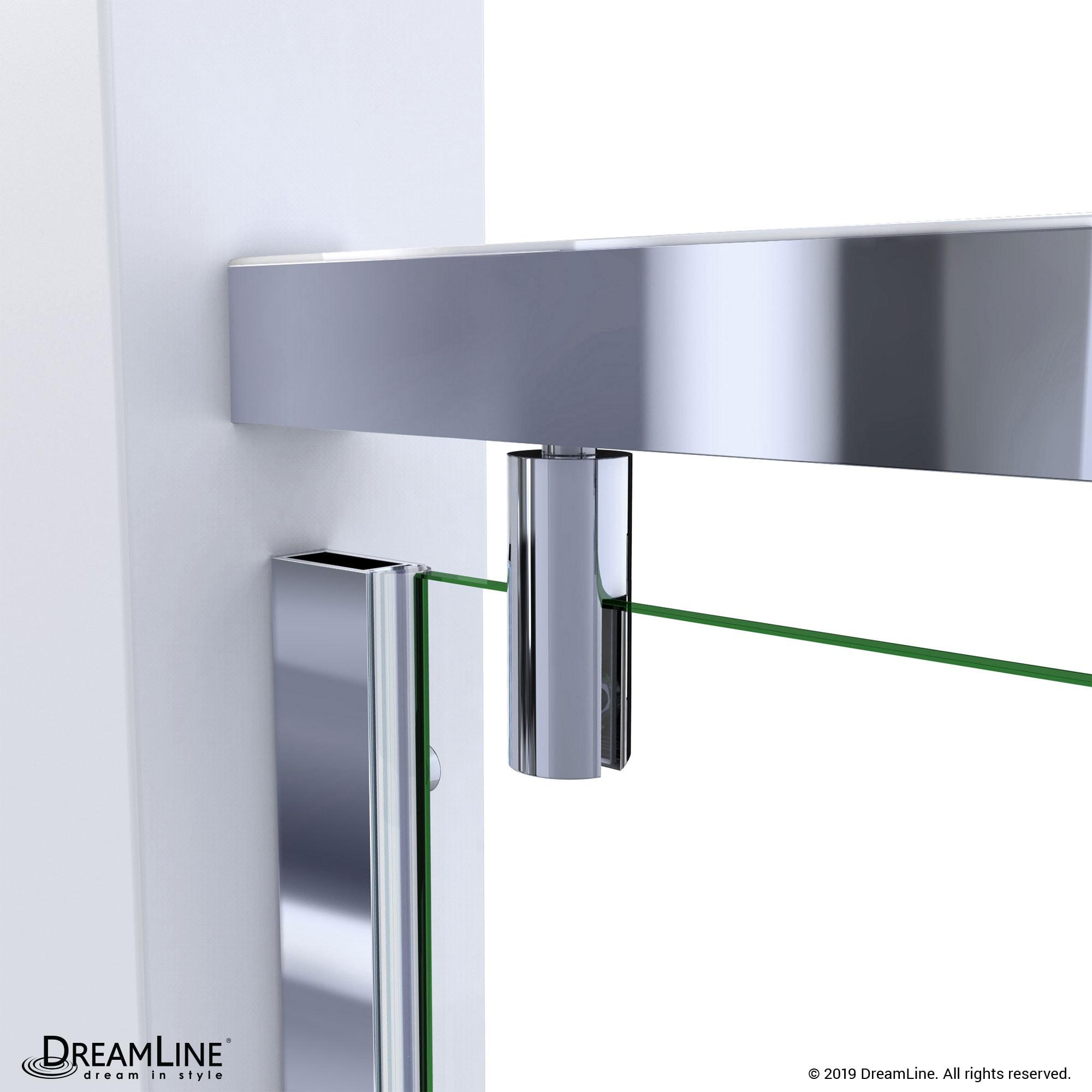 Dreamline Butterfly-S 30-31 1/2 In. W X 74 In. H Semi-Frameless Sliding Bi-Fold Shower Door In Brushed Nickel