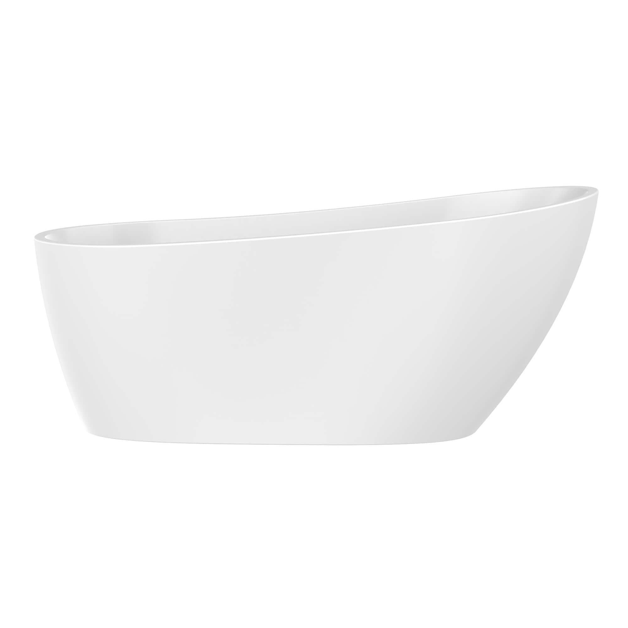 Cora 67" x 32" Freestanding Acrylic Bathtub