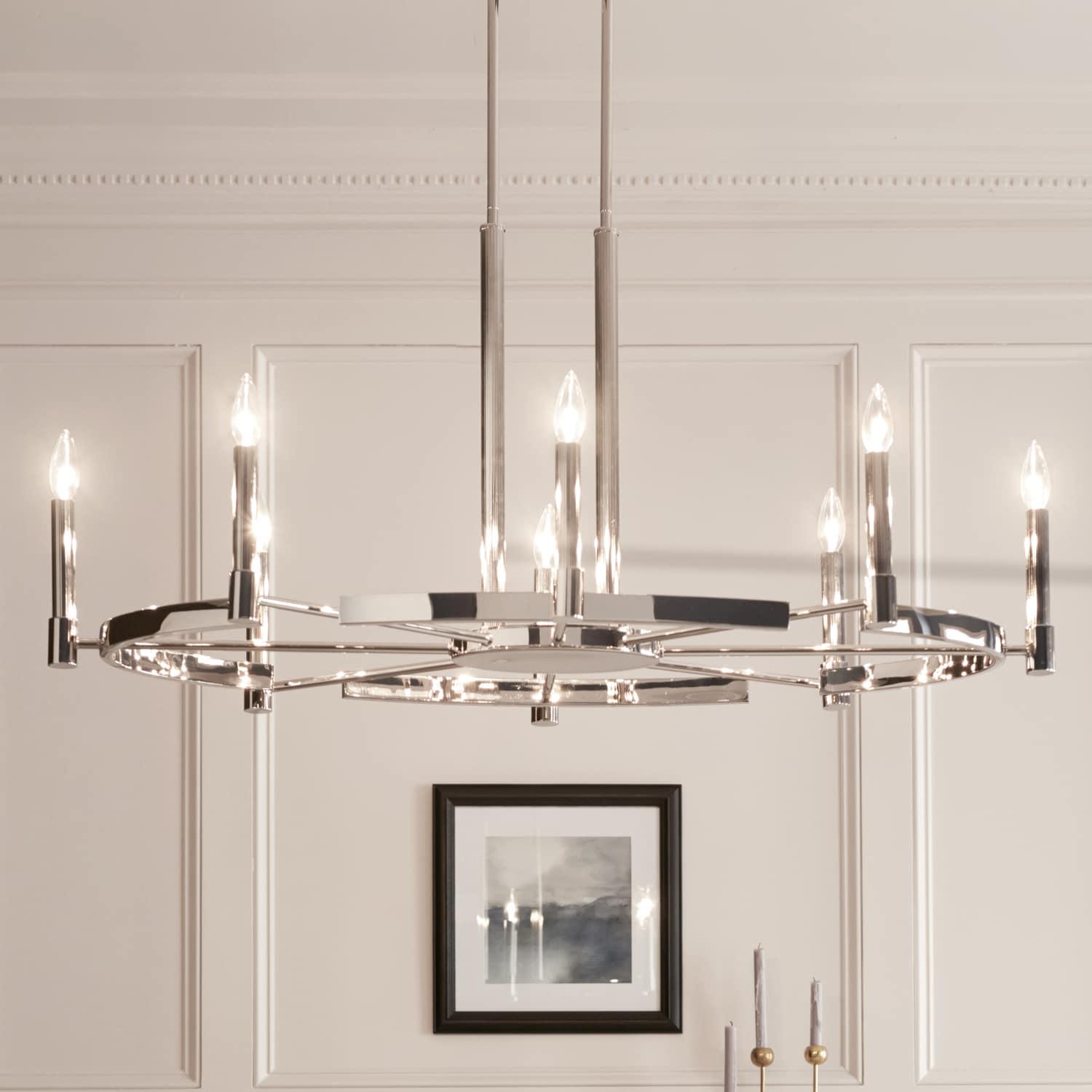 Kichler Lighting Tolani 8 - Light Chandelier in  Polished Nickel
