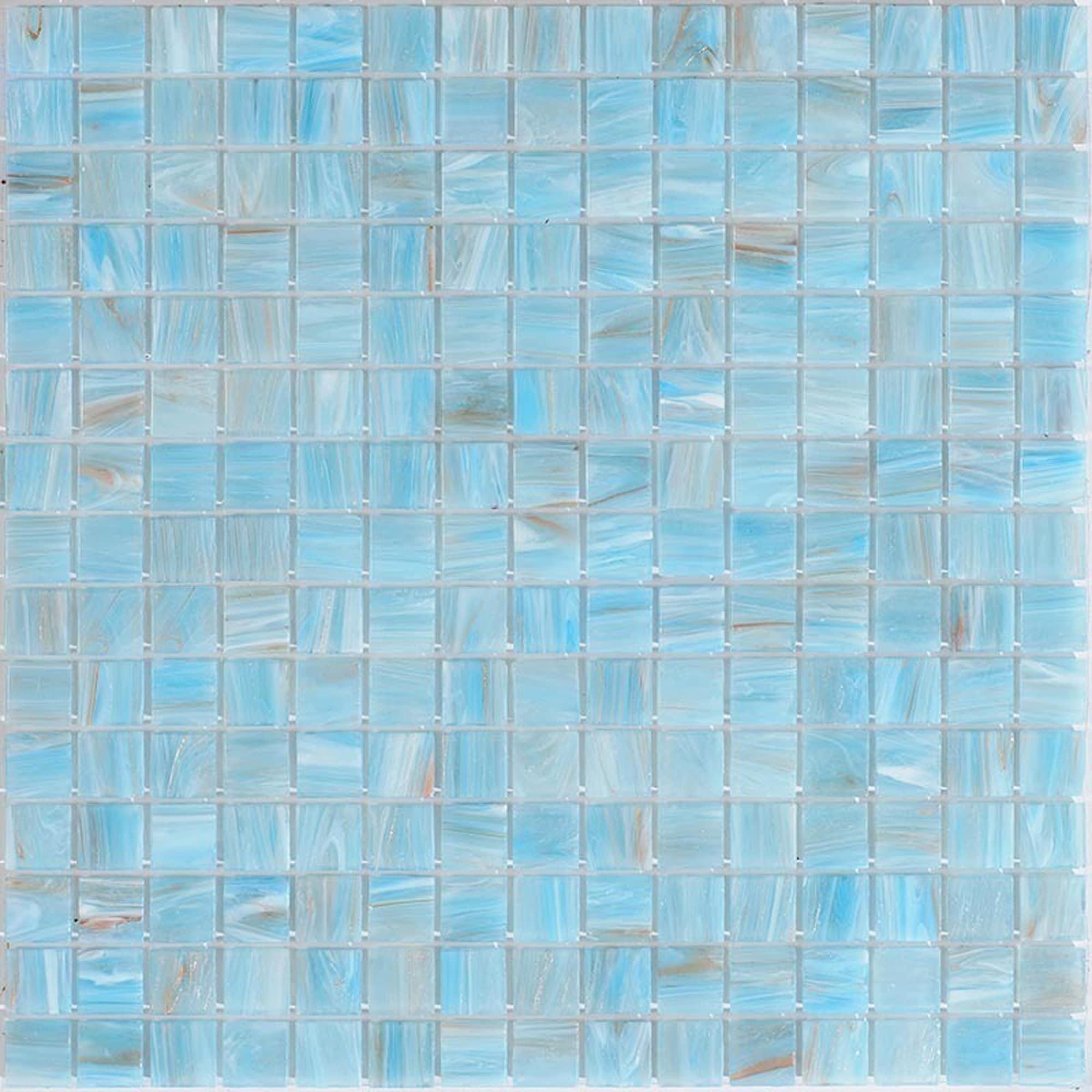 Celestial 0.8" x 0.8" Glass Grid Mosaic Wall & Floor Tile