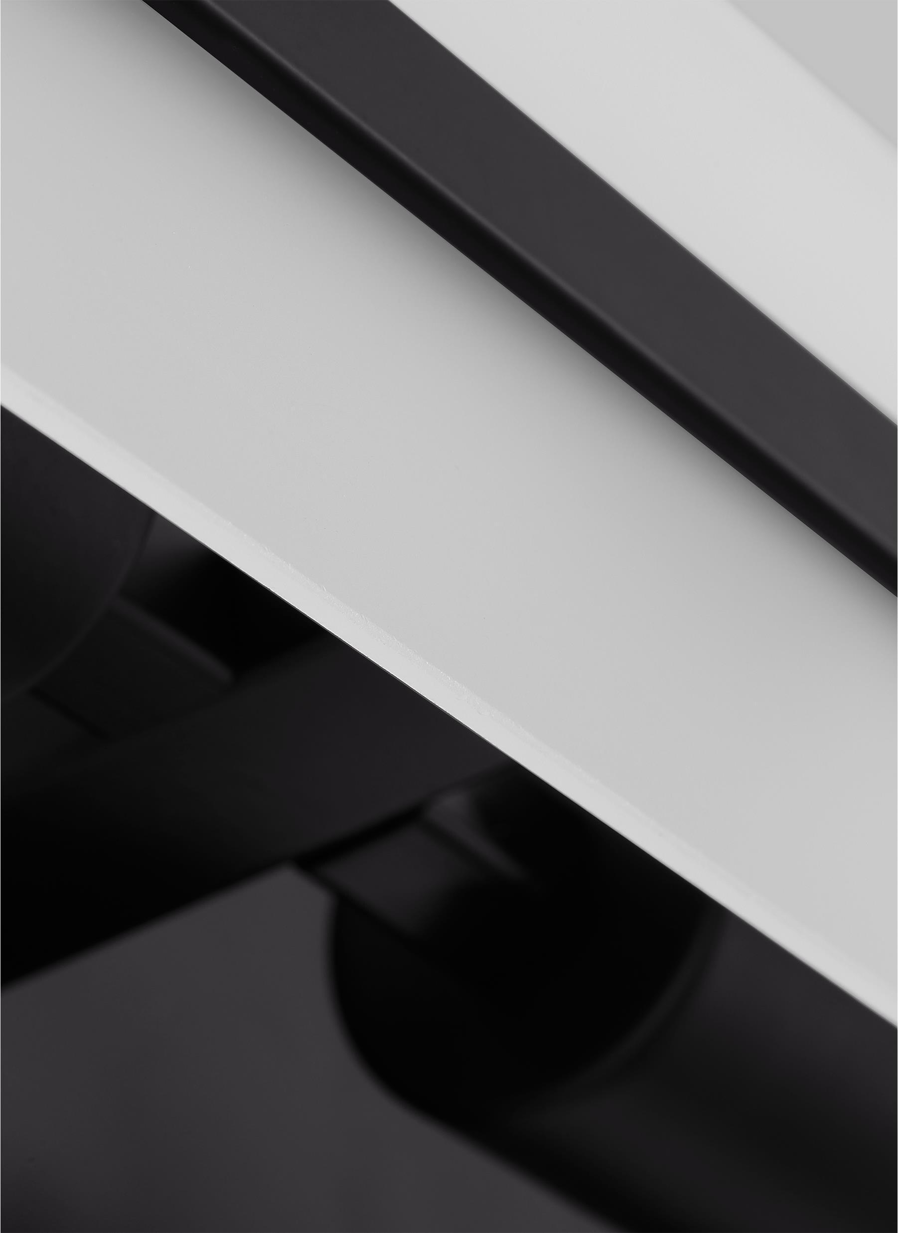 Midnight Black Satin Etched Glass 3-Light Vanity Fixture