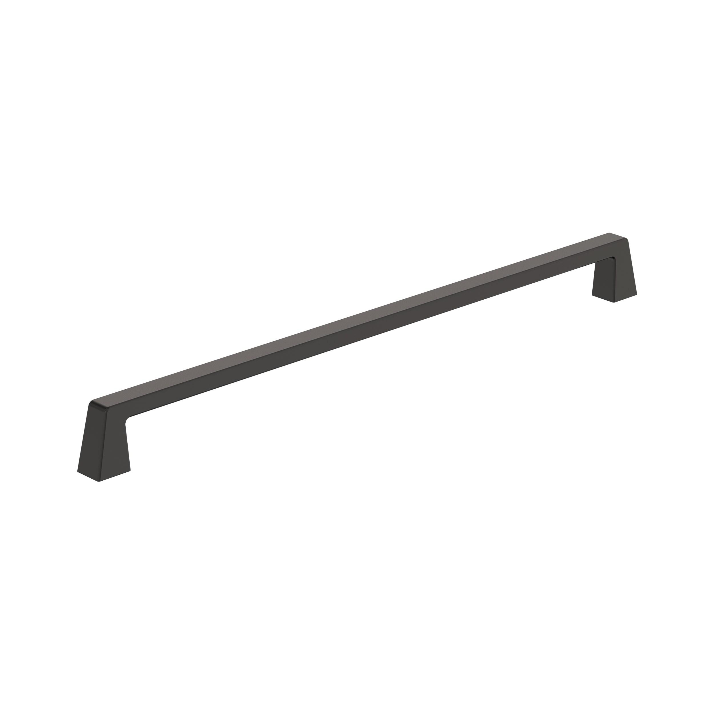 Amerock Blackrock 12-5/8 inch (320mm) Center-to-Center Black Bronze Cabinet Pull