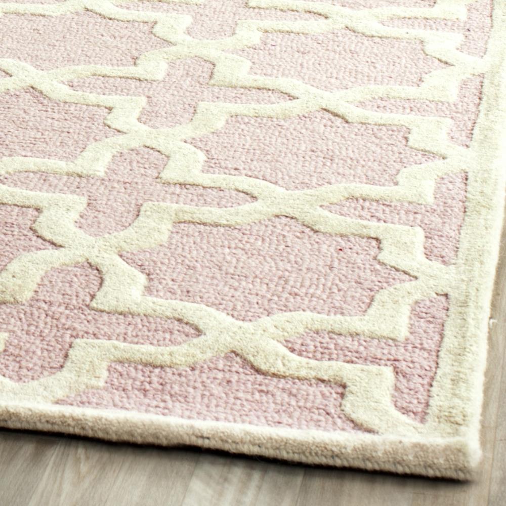 Cambridge CAM125 Tufted Indoor Area Rug - Light Pink/Ivory - 6'x9' - Safavieh