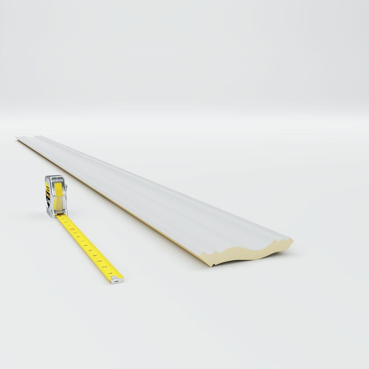 Ekena Millwork 4 7/8"H x 4 3/8"P x 6 1/2"F x 94 1/2"L Strasbourg Traditional Crown Moulding