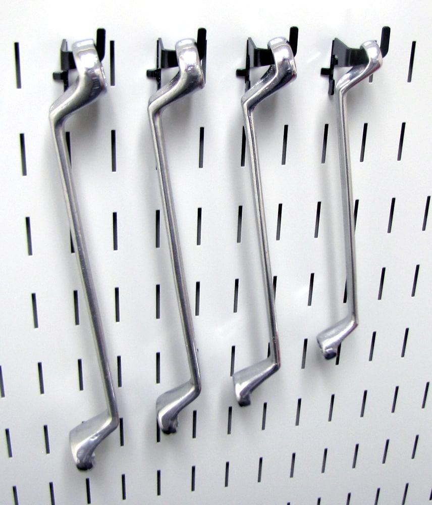 Wall Control 26 -Piece Steel Pegboard hook in Black ( 2.0-Inches W x 2.0-Inches H )