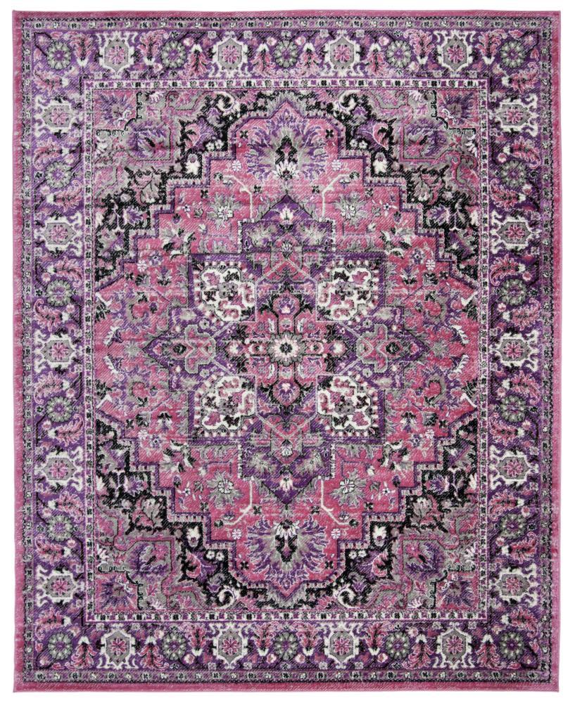 Skyler SKY126 Power Loomed Indoor Area Rug - Pink/Ivory - 8'x10' - Safavieh.