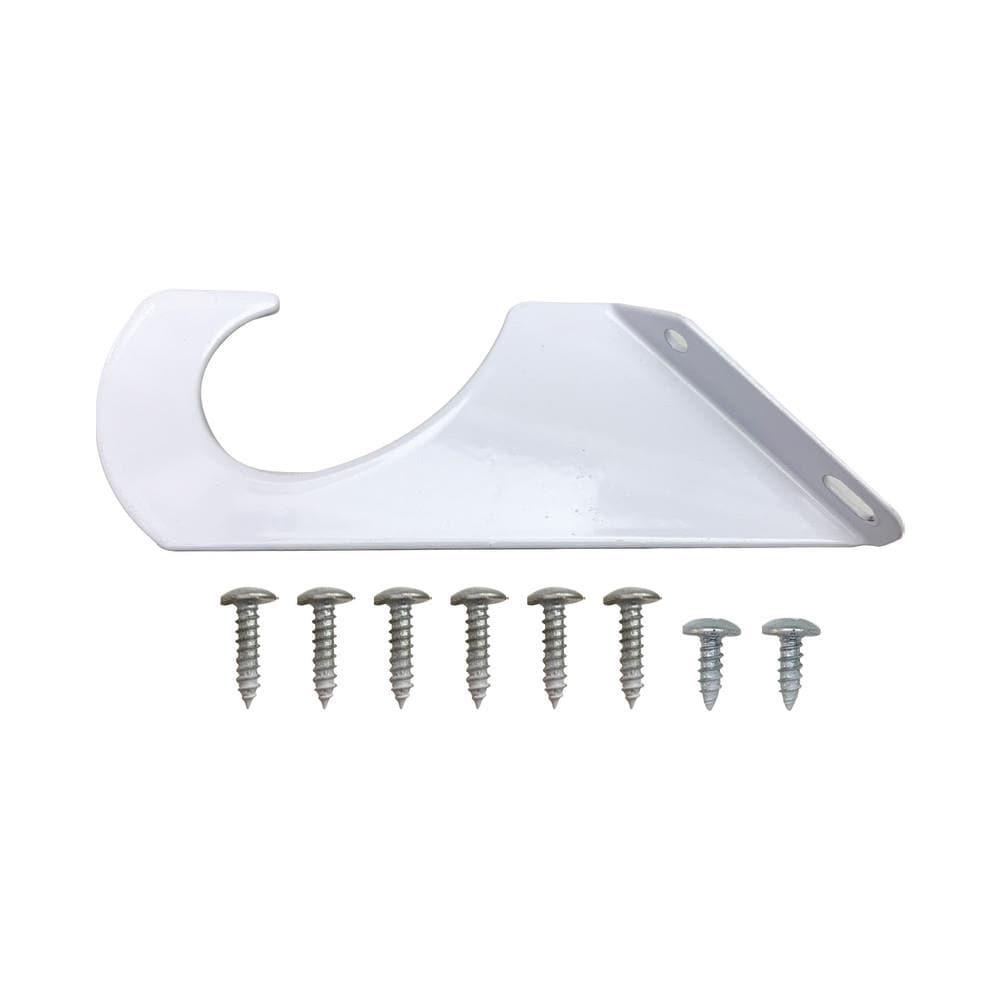 Design House Steel Adjustable 48" to 72" Closet Rod, White