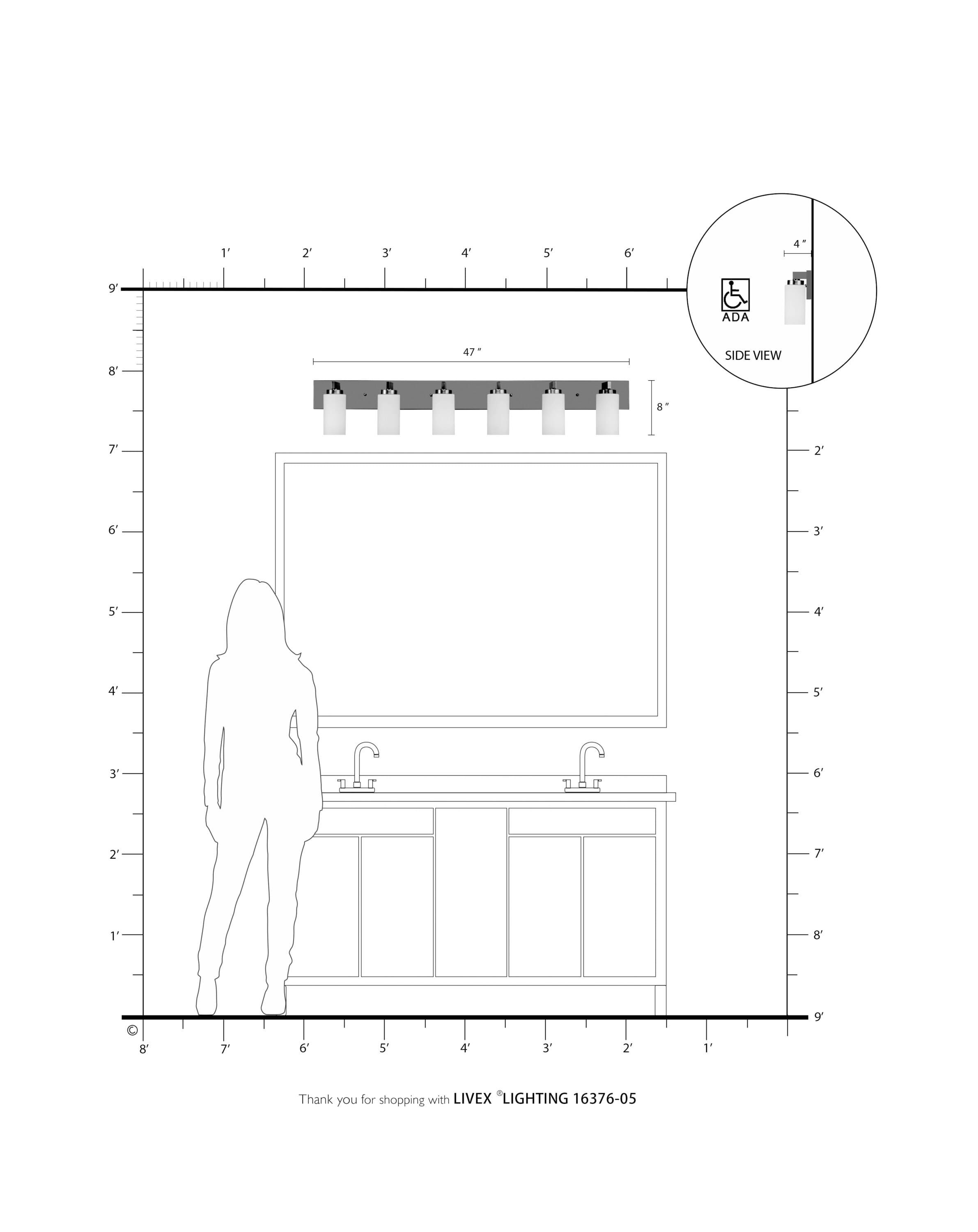 6 - Light Vanity Light