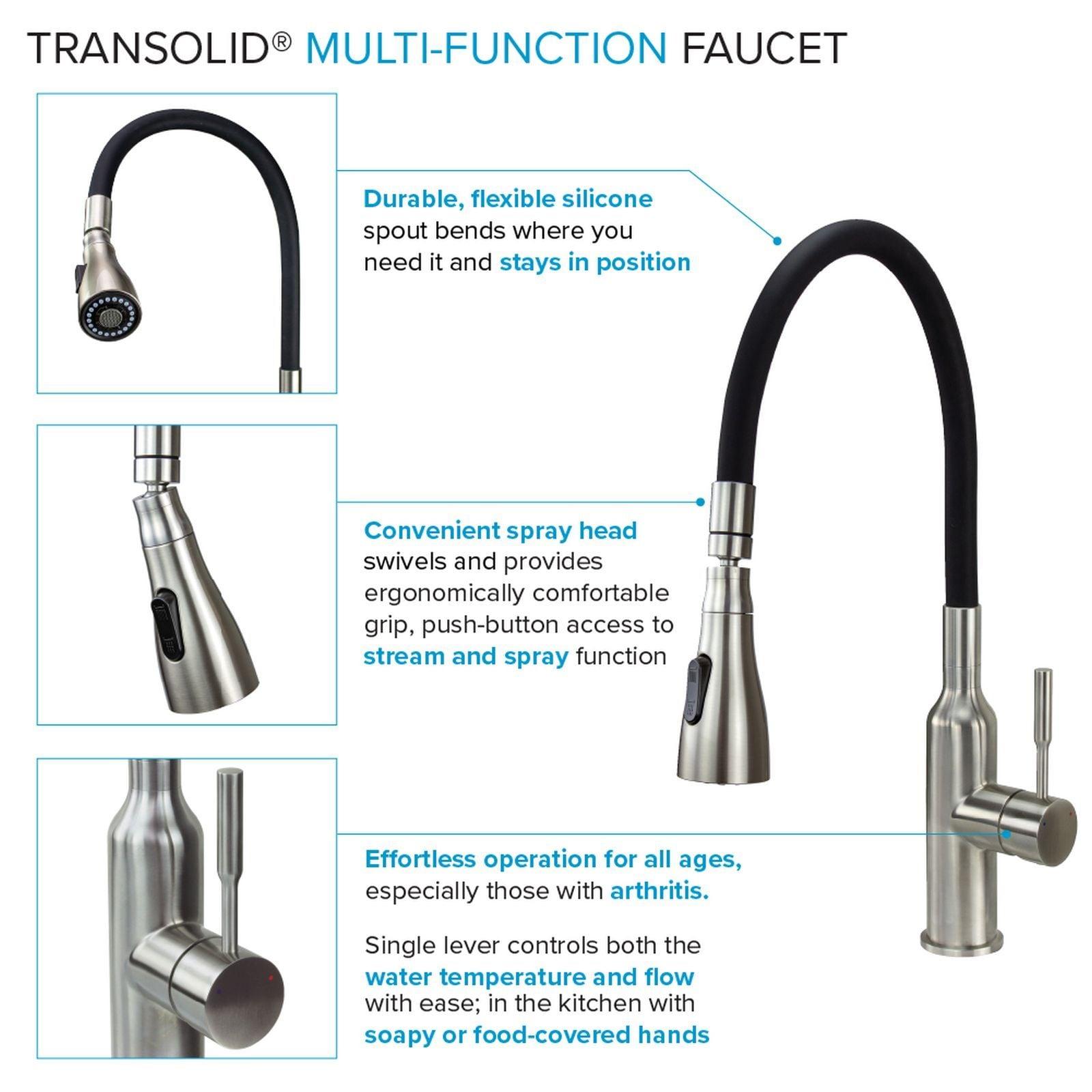 Flexible Multi-Function Faucet Single-Hole Laundry Faucet