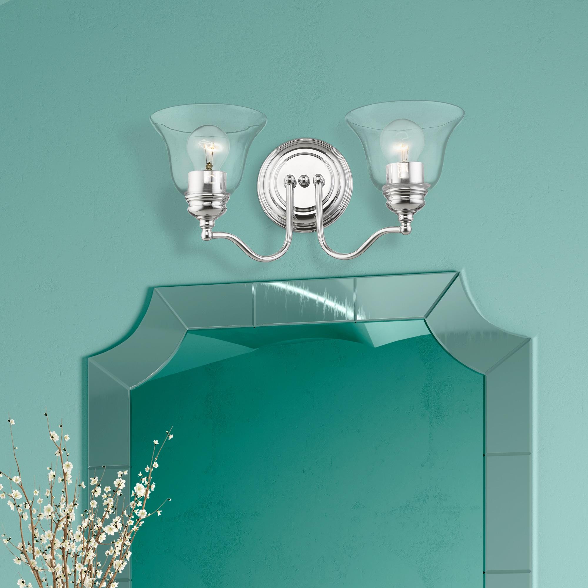 Livex Lighting Moreland 2 - Light Vanity in  Polished Chrome