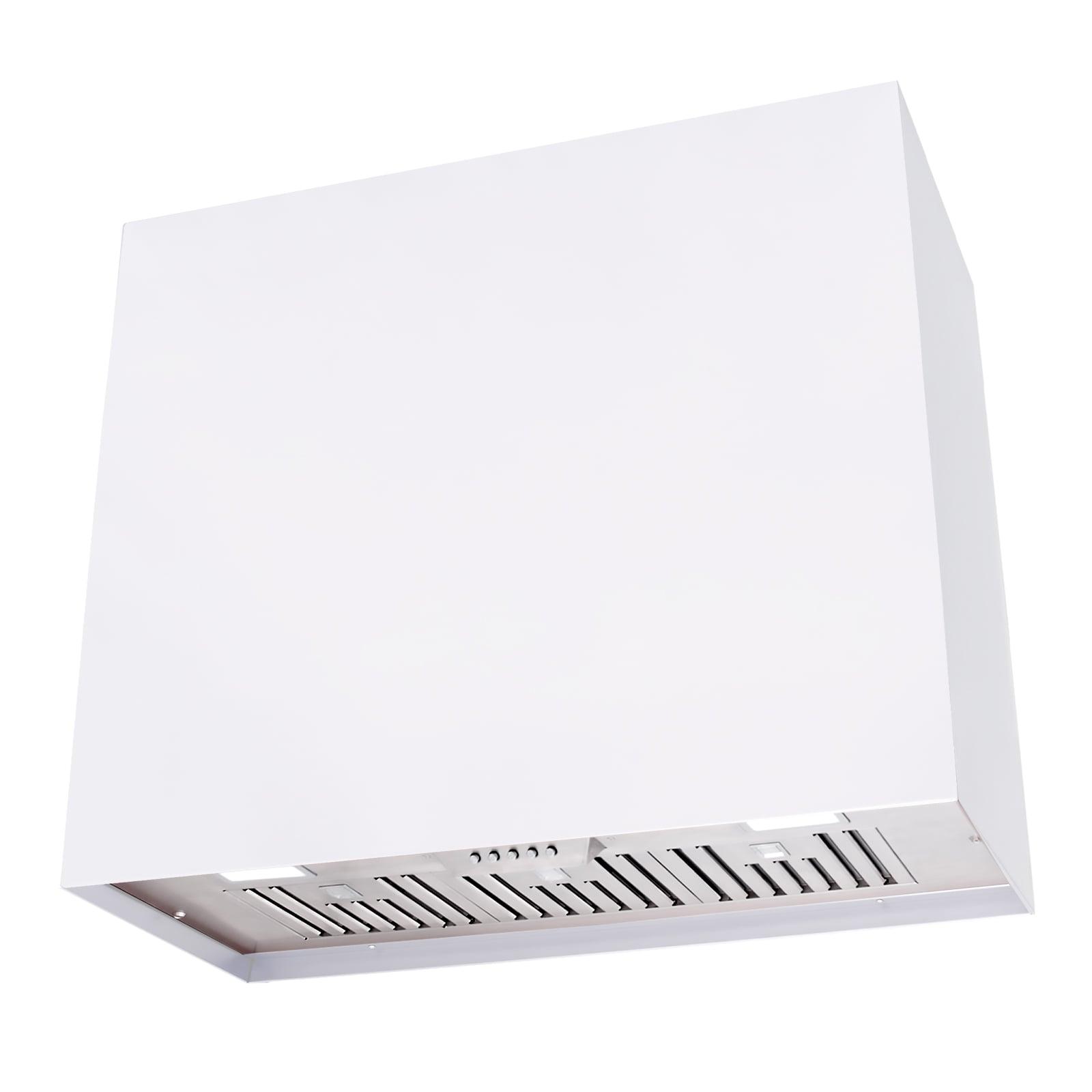 Akicon Stainless Steel 600 CFM Ducted (Vented) Wall Range Hood with Baffle Filter