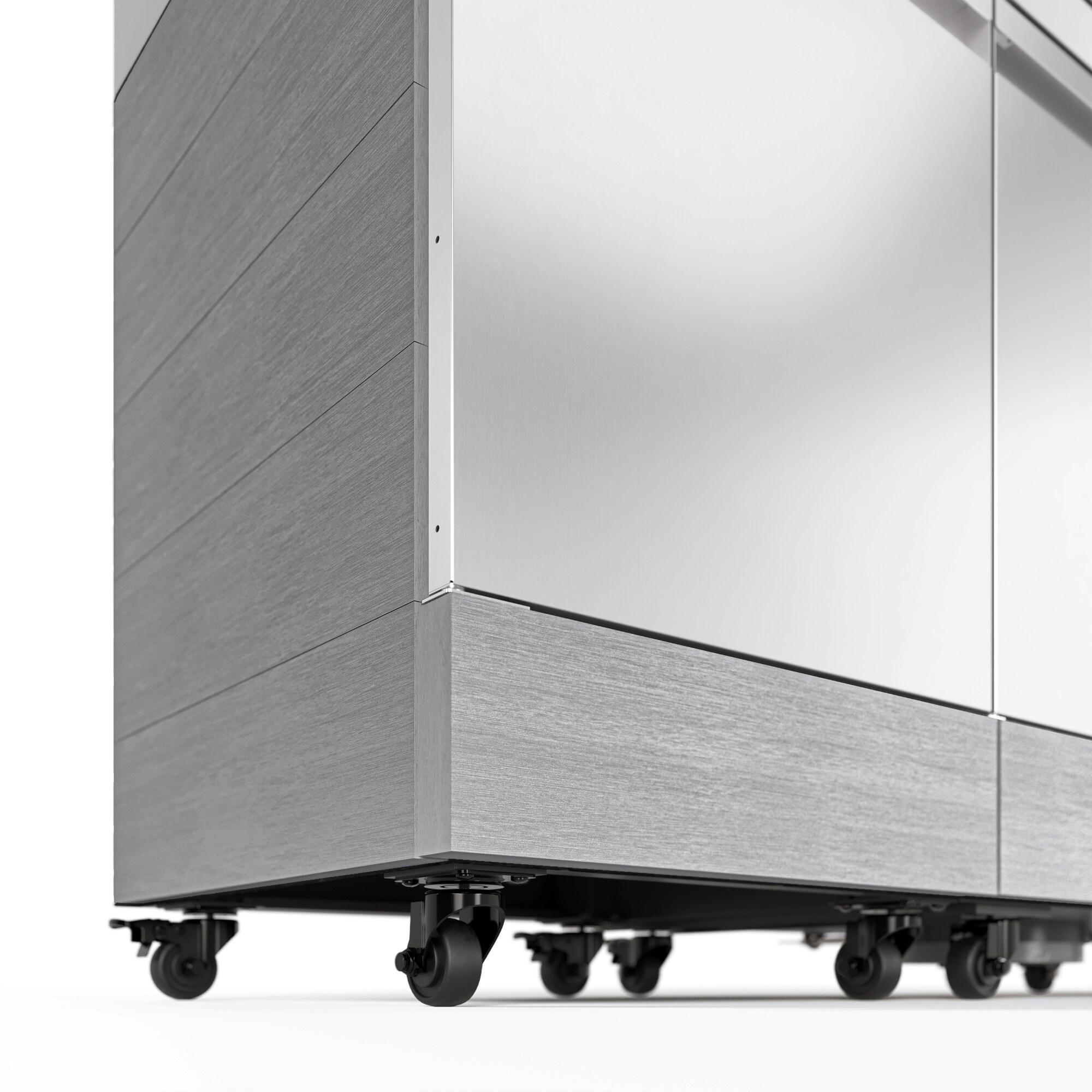 TYTUS Fresno 4 - Burner Freestanding Propane Gas Grill with Side Burner and Cabinet