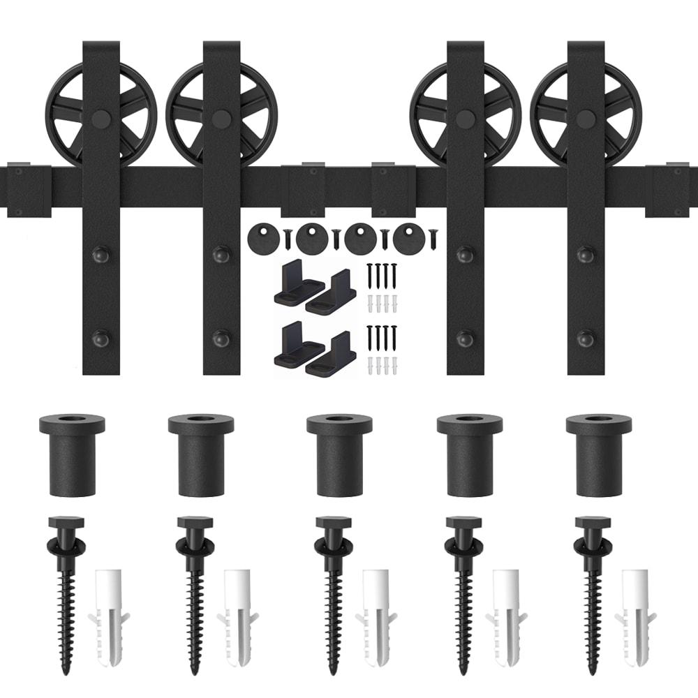 Sliding Standard Double Barn Door Hardware Kit