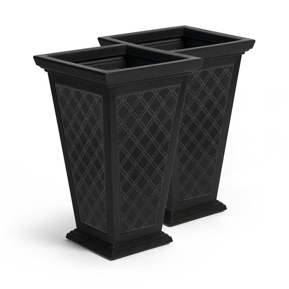 FCMP Outdoor  2 - Piece Self-Watering Plastic Pot Planter Set & Reviews | Wayfair