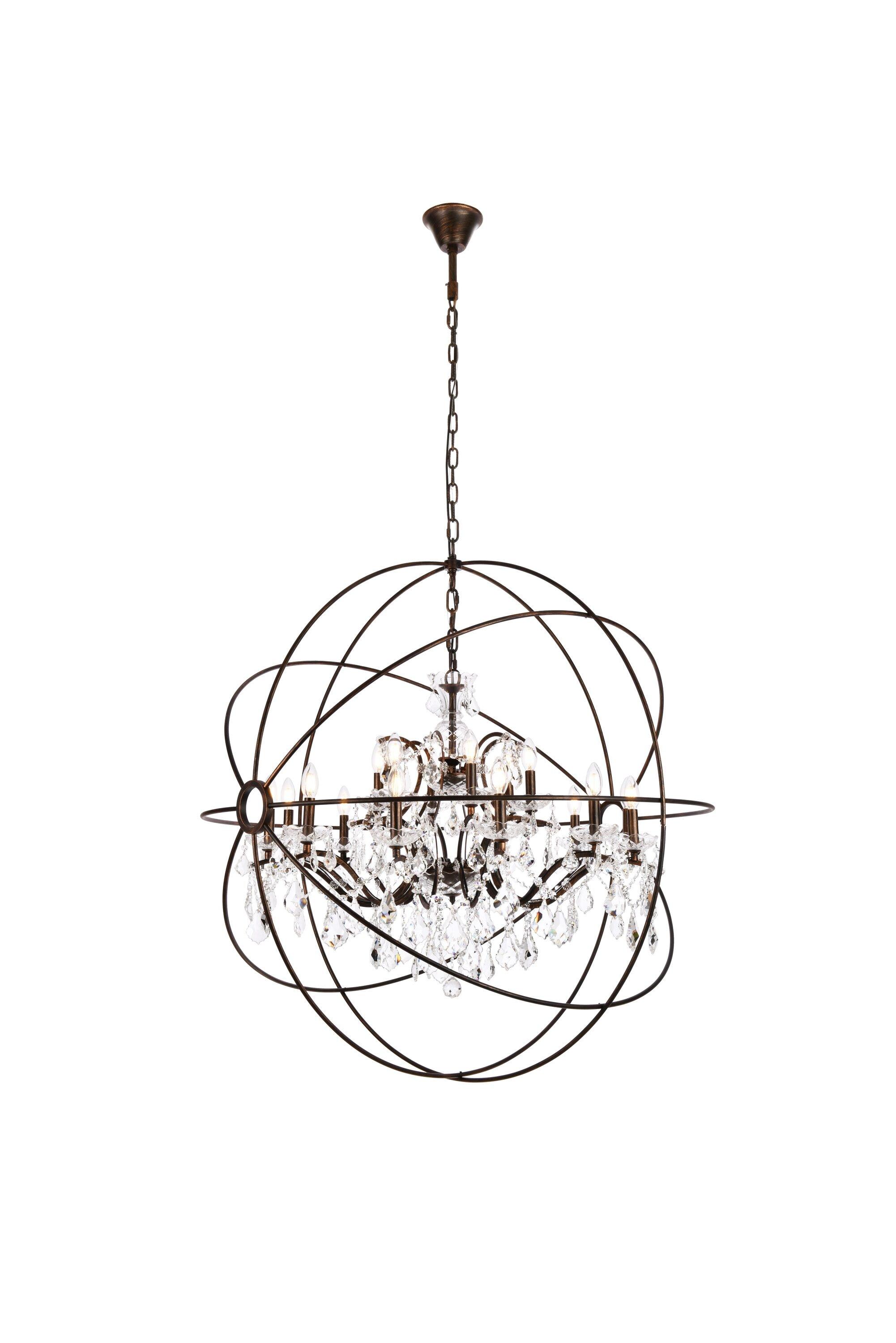 Svante 18 - Light Dimmable Globe Chandelier