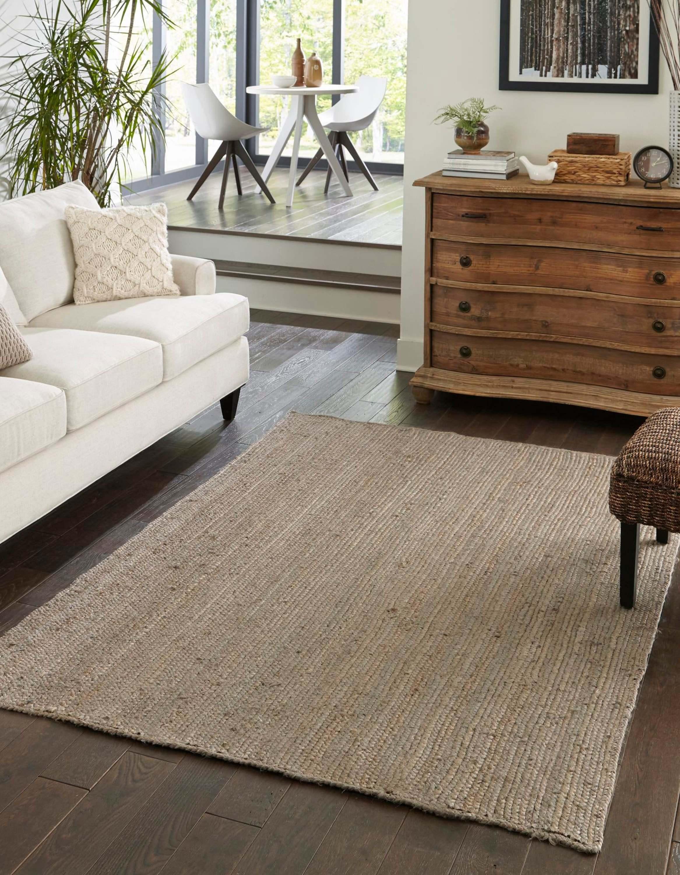 Unique Loom 5' 1 x 8' 0 Dhaka Braided Jute Rectangle Area Rug