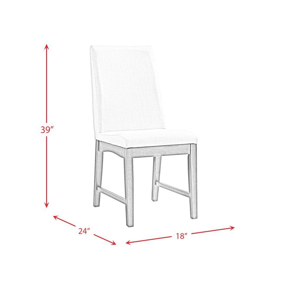 5pc Simms Round Standard Height Dining Set and 4 Chairs Walnut - Picket House Furnishings: Glass Top, Cream Upholstery